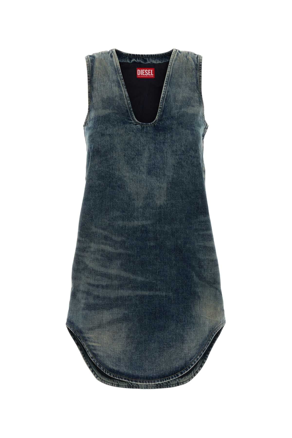 Diesel Women Denim Mini Dress DIESEL