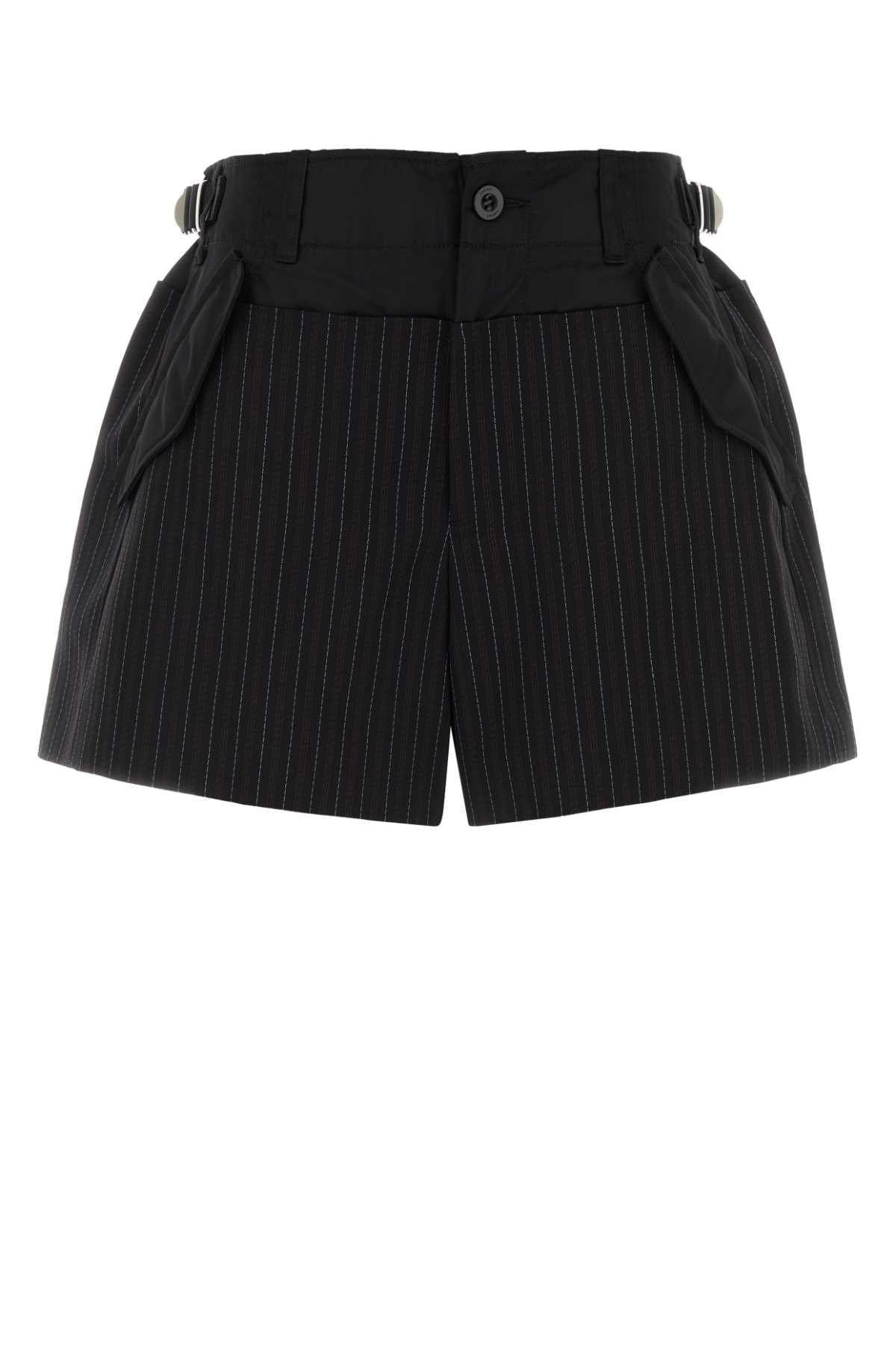 Sacai Women Embroidered Polyester Blend Shorts SACAI