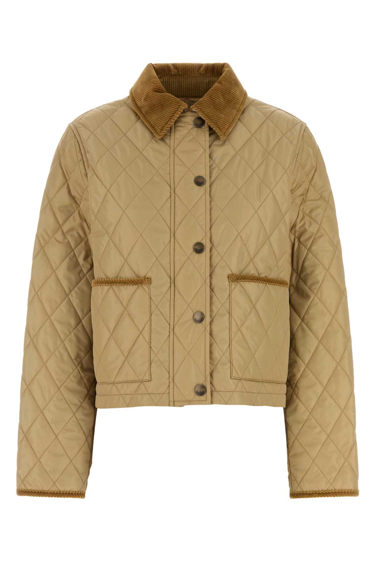 Burberry Women Beige Nylon Jacket BURBERRY