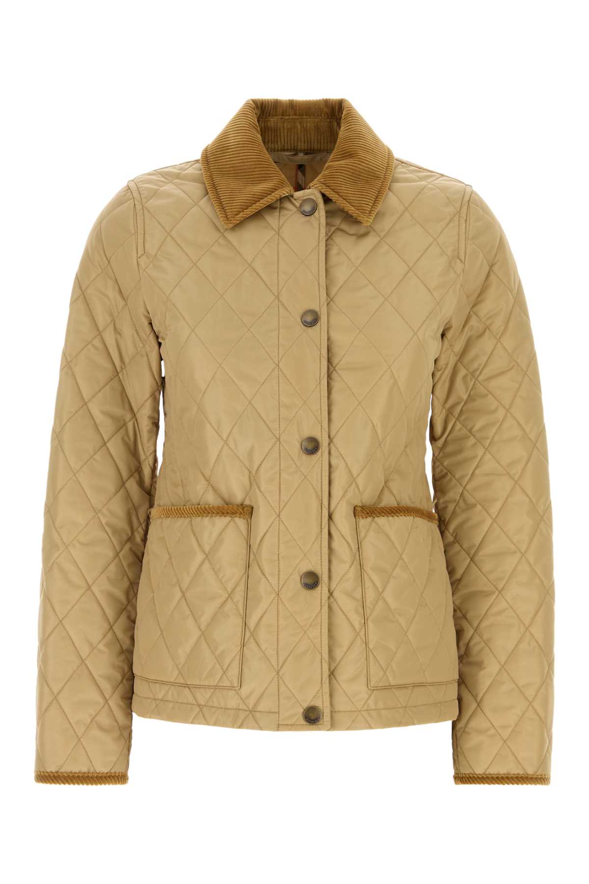 Burberry Women Beige Nylon Jacket BURBERRY