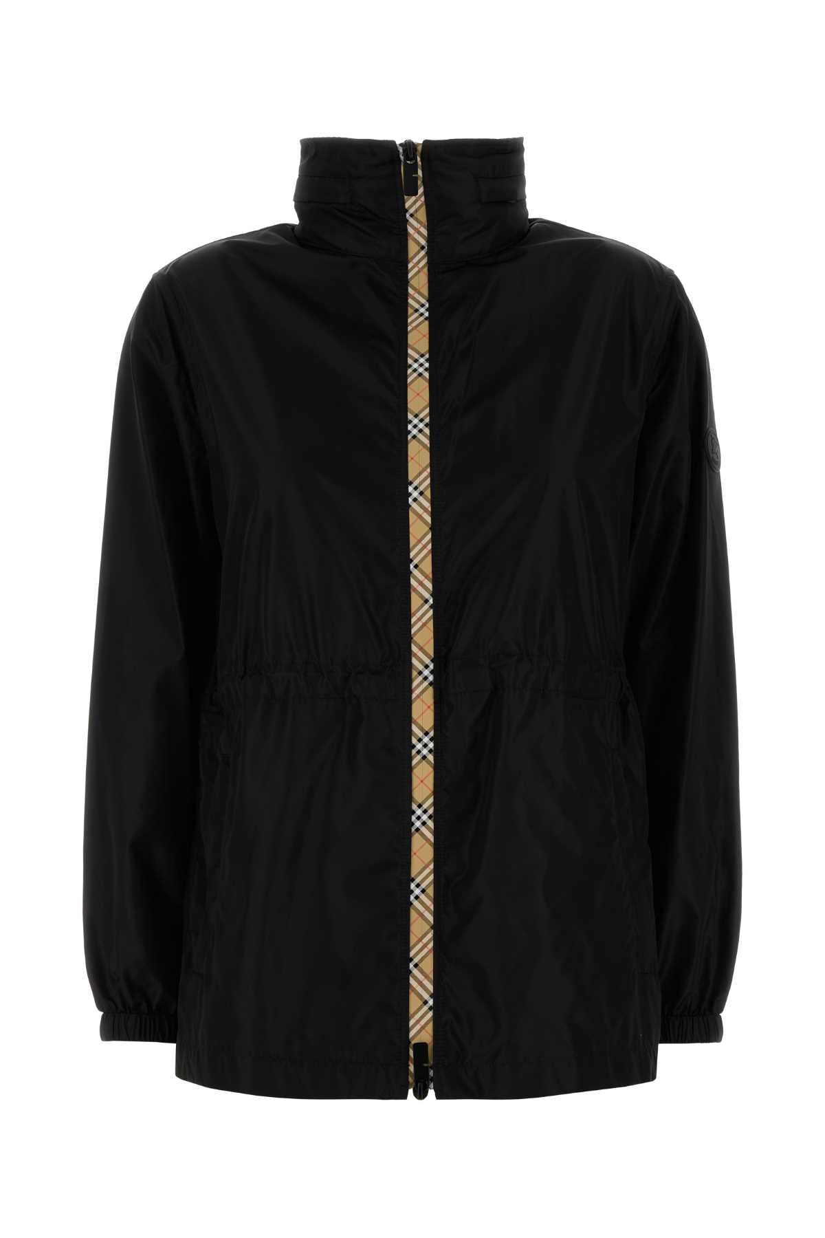 Burberry Women Black Nylon Parka BURBERRY