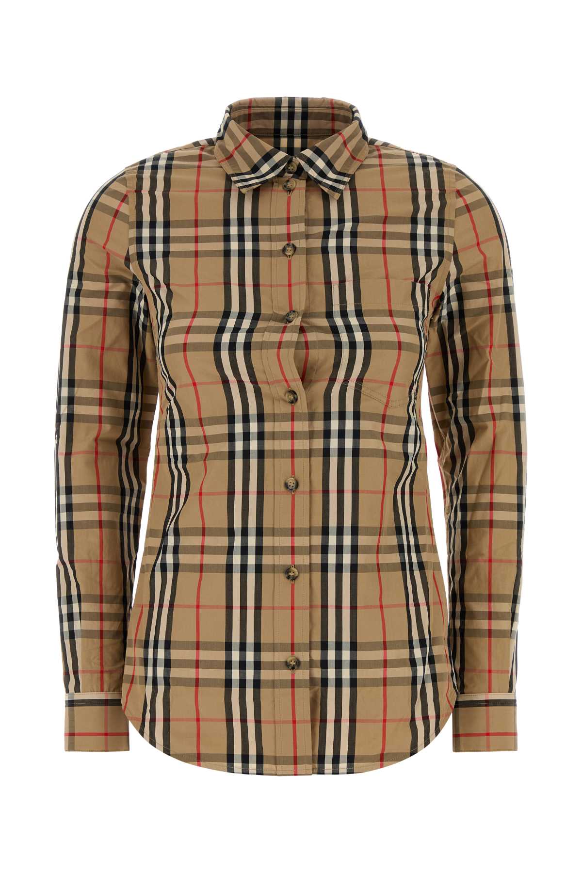 Burberry Women Embroidered Cotton Shirt BURBERRY