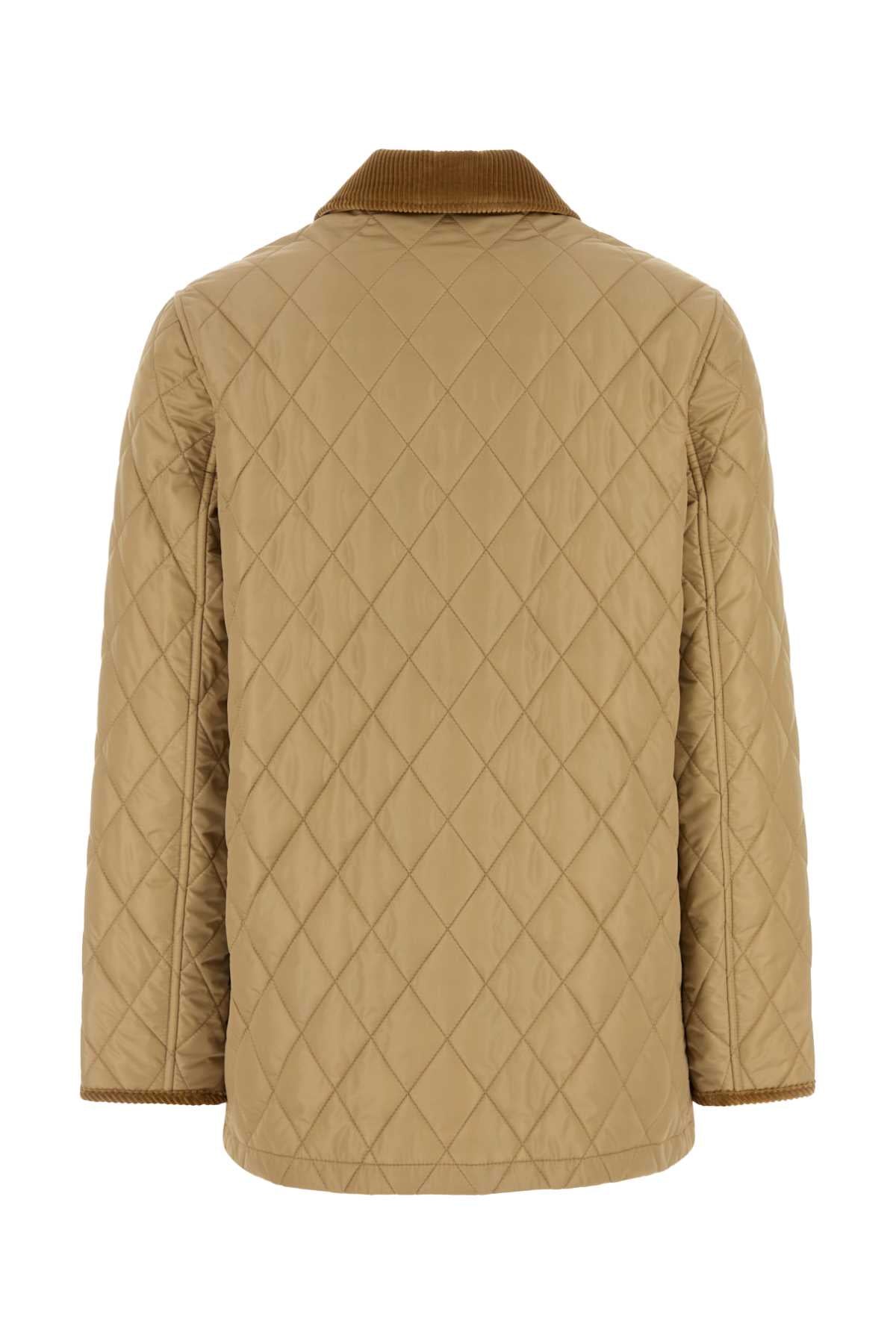 Burberry Women Beige Nylon Jacket BURBERRY