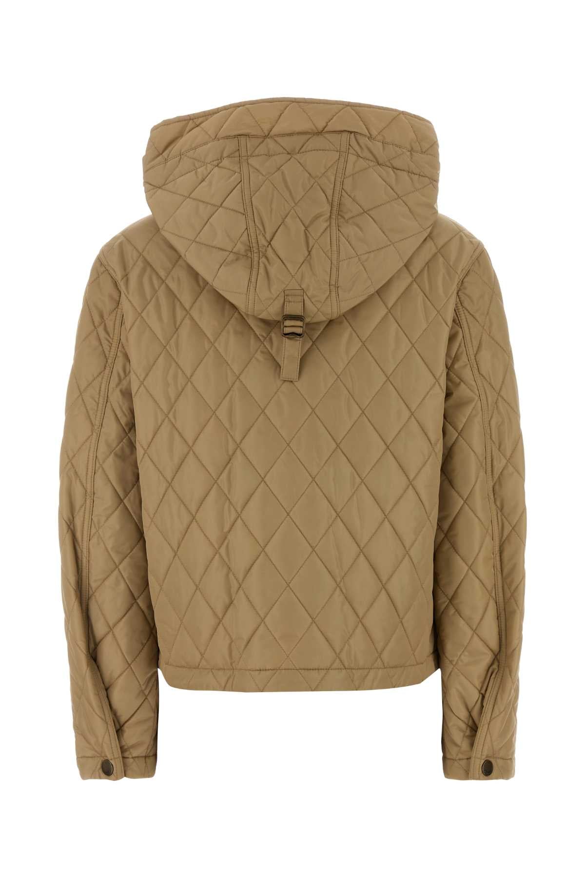 Burberry Women Beige Nylon Jacket BURBERRY
