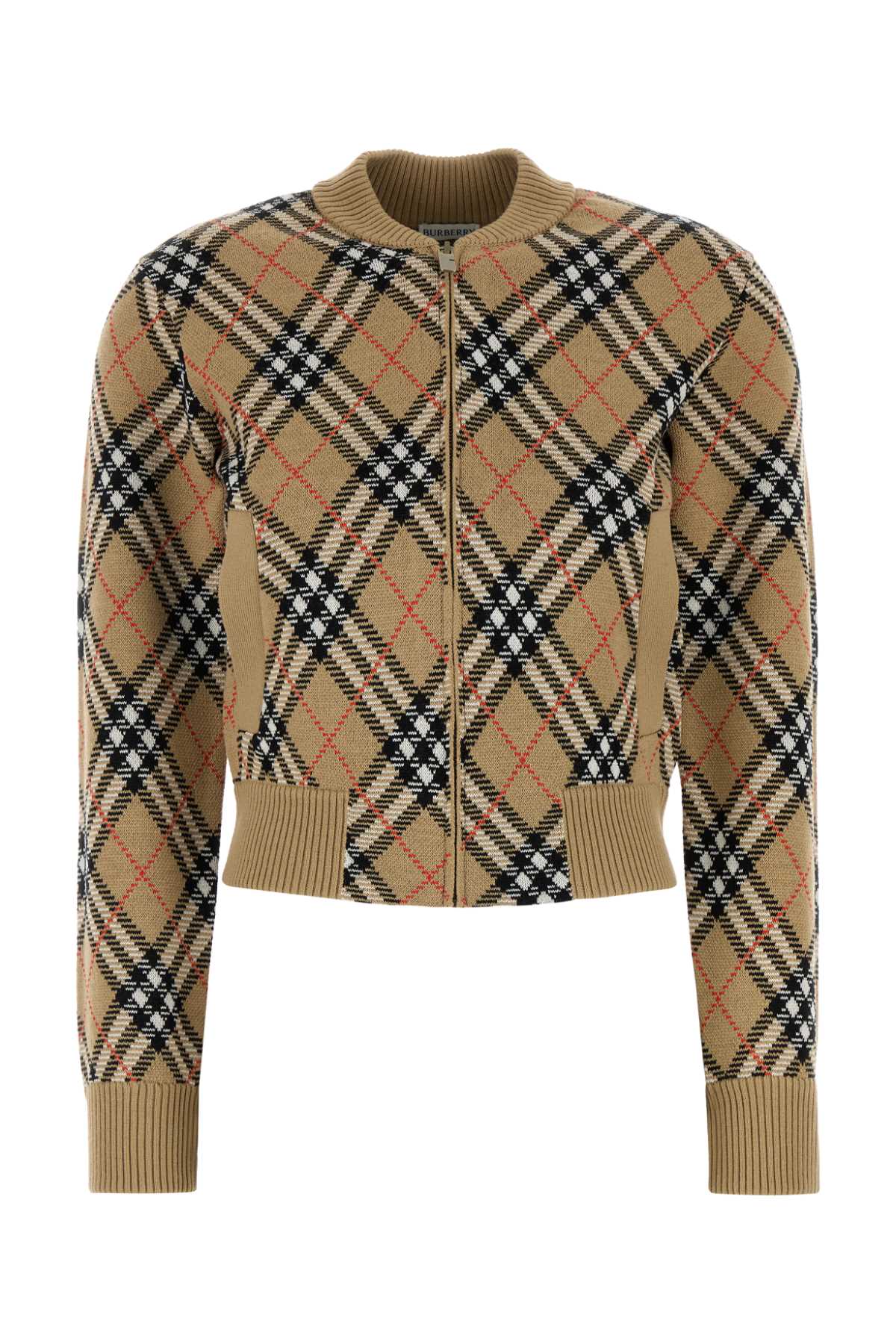 Burberry Women Embroidered Wool Blend Cardigan BURBERRY
