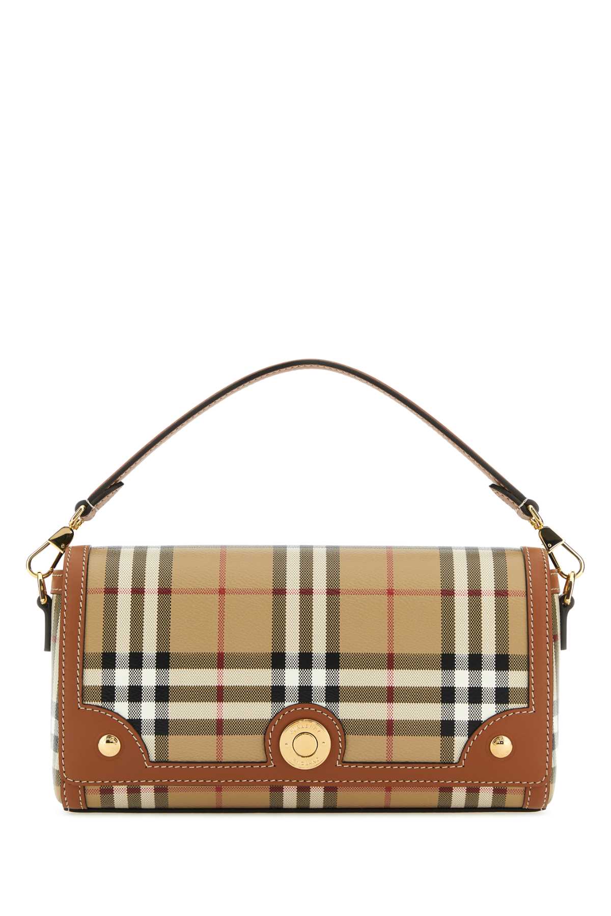 Burberry Women Printed Canvas And Leather Note Handbag BURBERRY