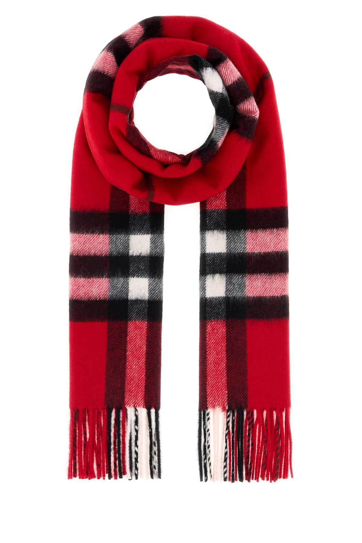 Burberry Unisex Embroidered Cashmere Scarf BURBERRY