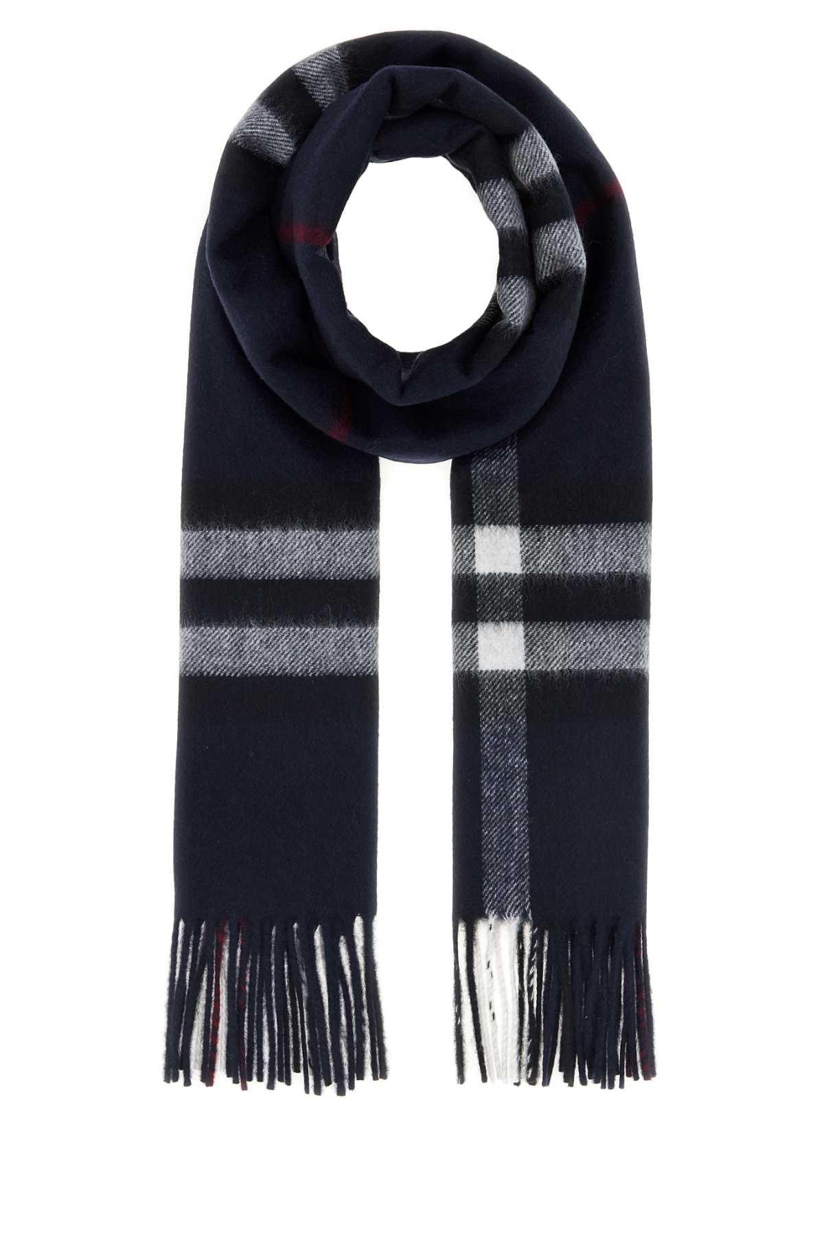 Burberry Unisex Embroidered Cashmere Scarf BURBERRY