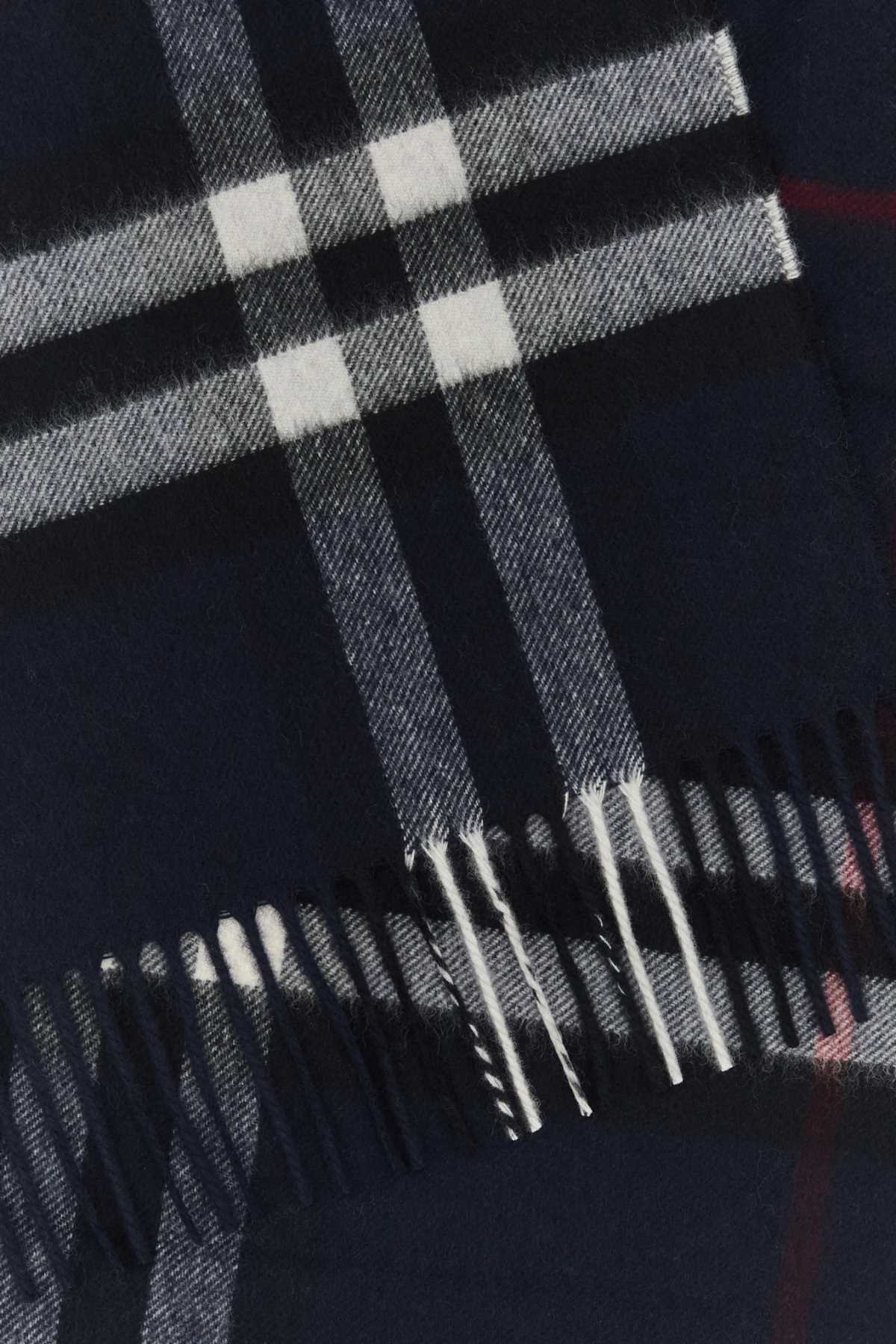 Burberry Unisex Embroidered Cashmere Scarf BURBERRY