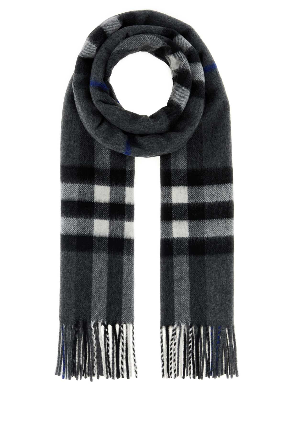 Burberry Unisex Embroidered Cashmere Scarf BURBERRY