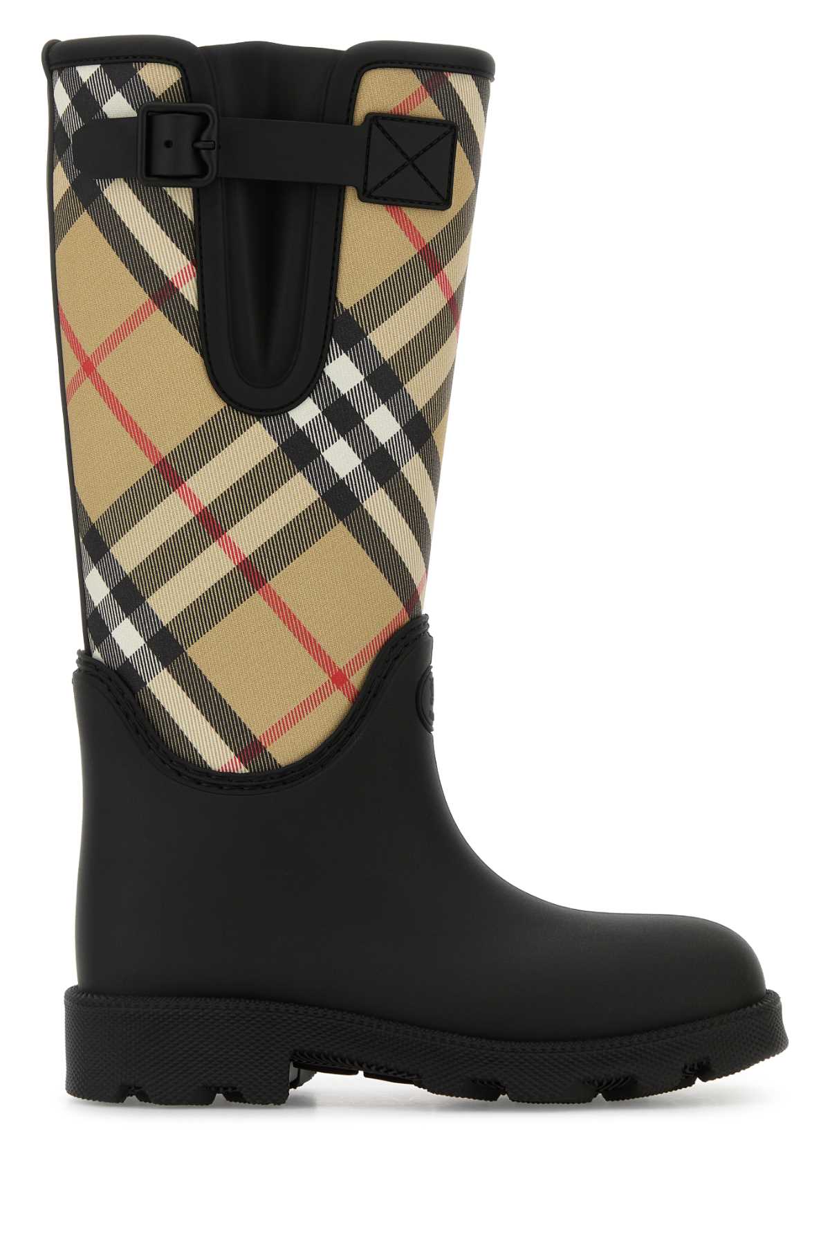 Burberry Women Printed Rubber Marsh Stamp Boots BURBERRY