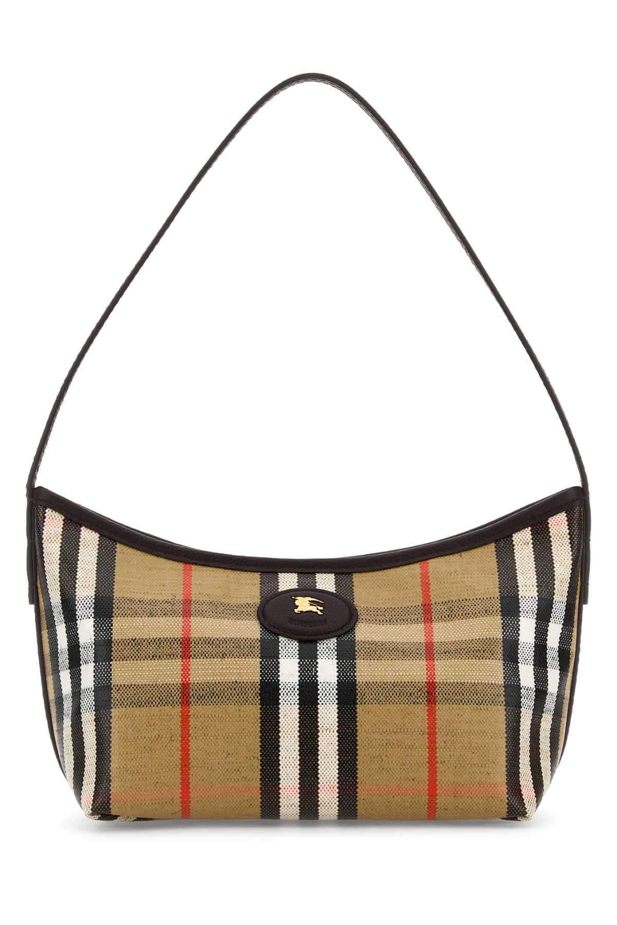 Burberry Women Printed Canvas Mini Highlands Handbag BURBERRY