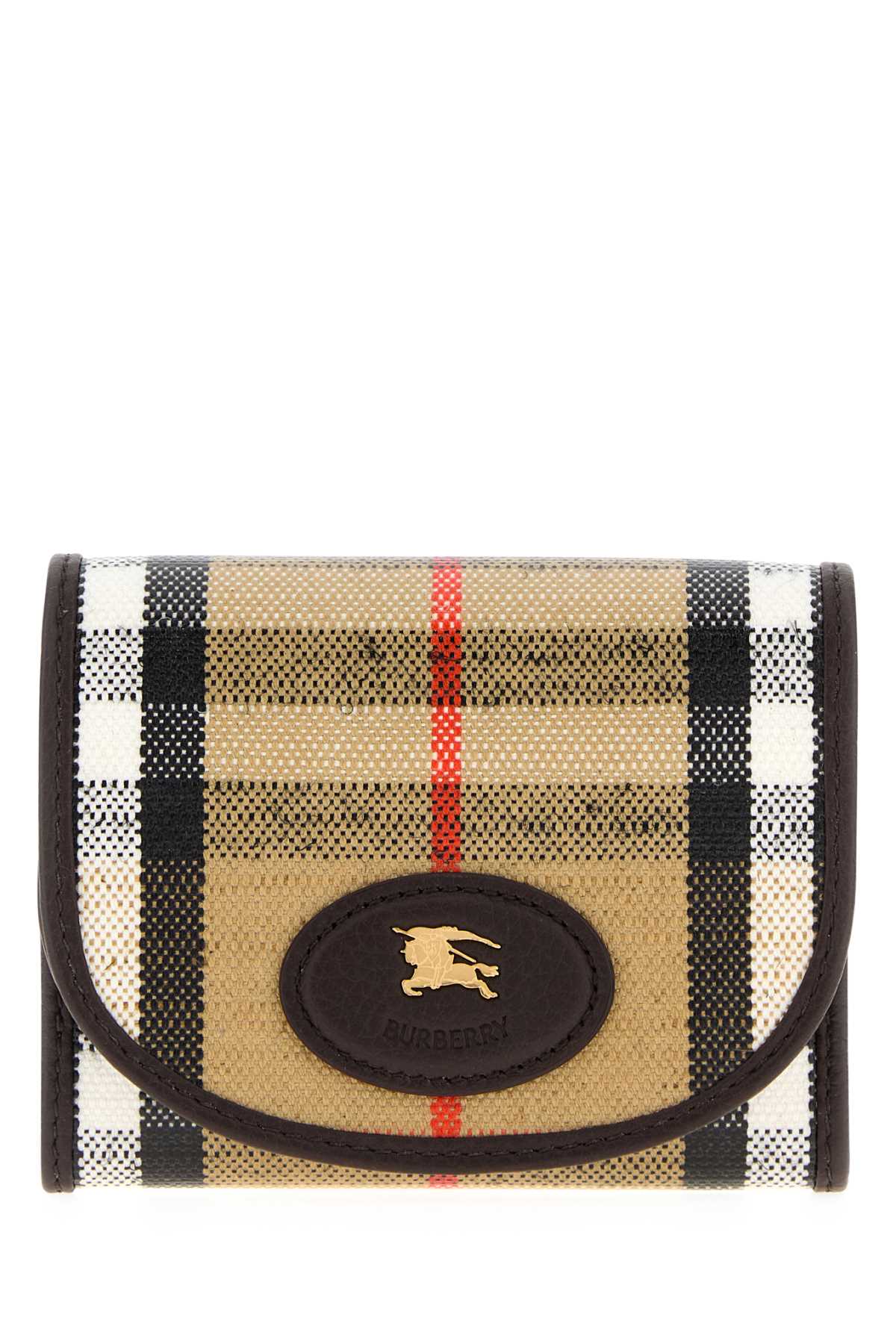 Burberry Women Printed Canvas Wallet BURBERRY