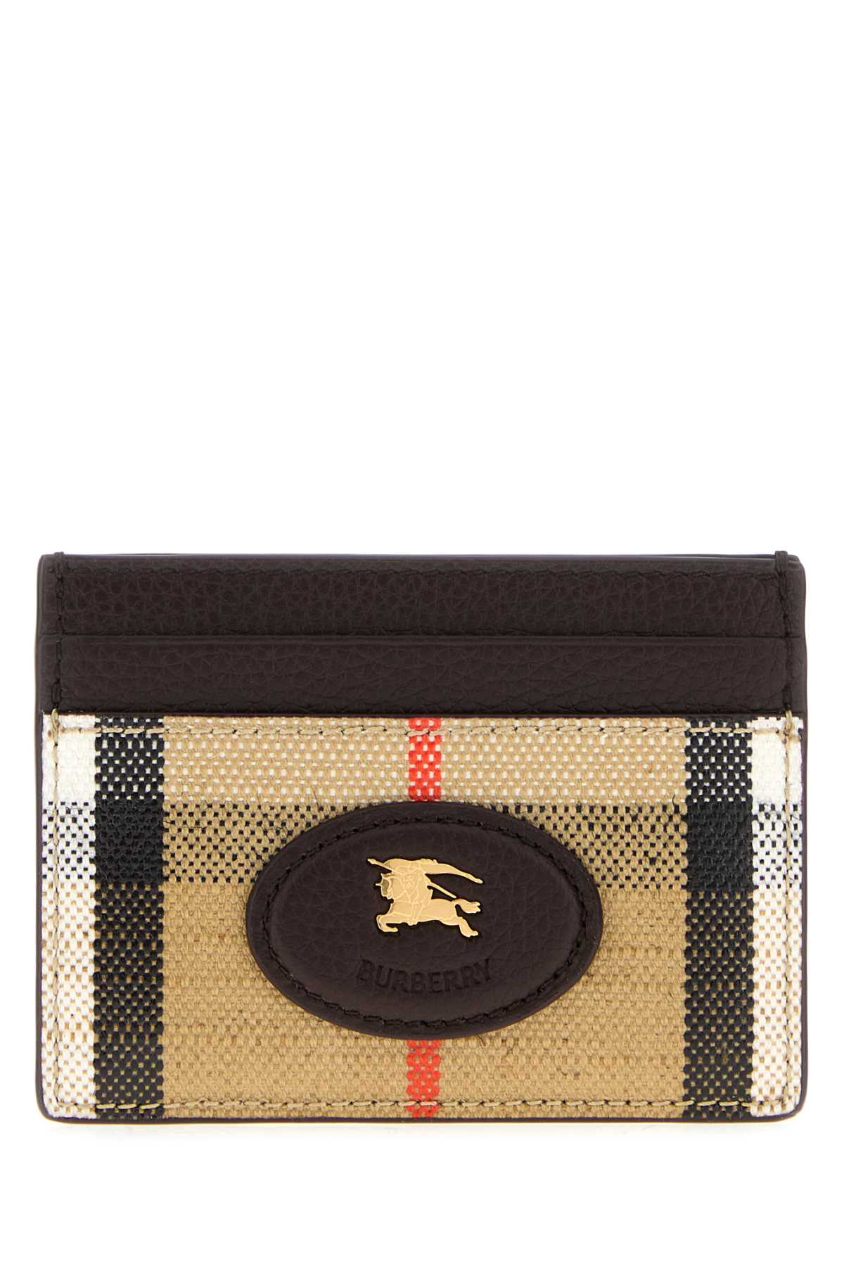 Burberry Women Printed Canvas Card Holder BURBERRY