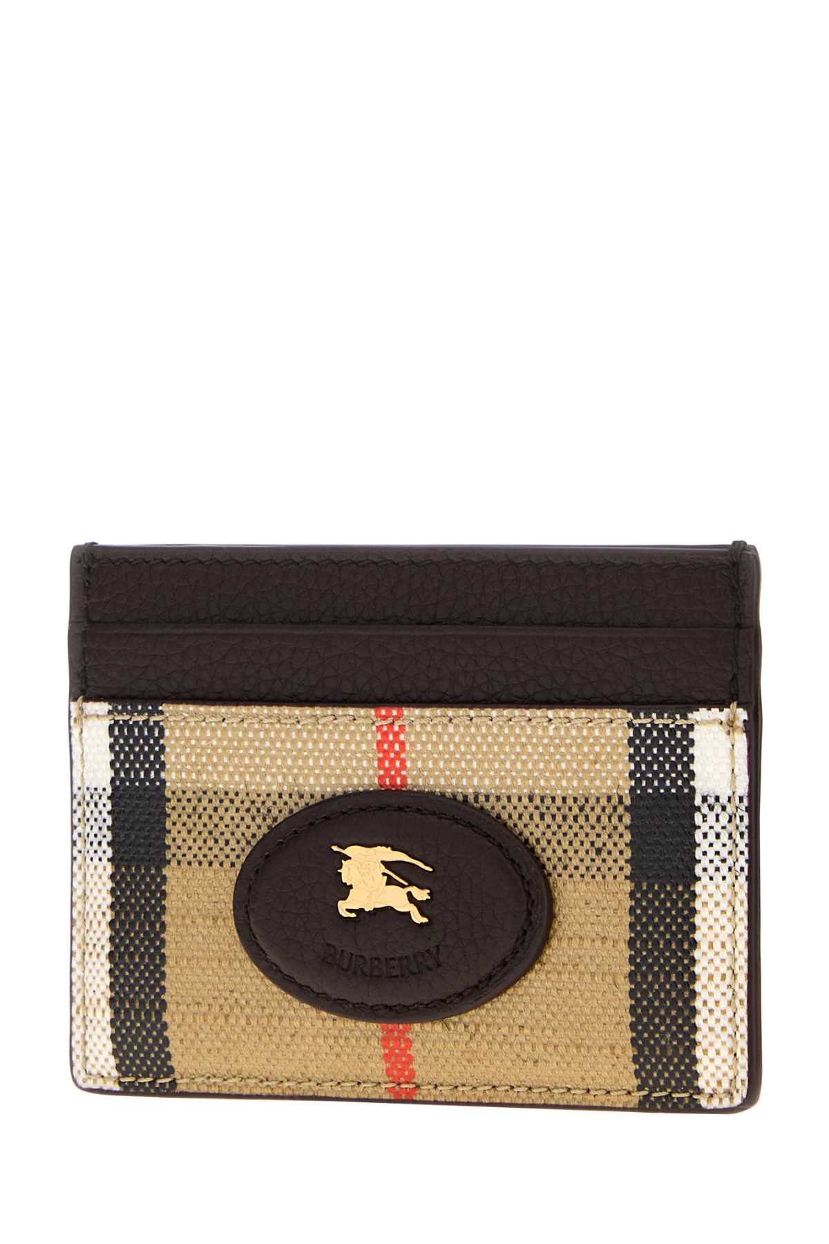 Burberry Women Printed Canvas Card Holder BURBERRY