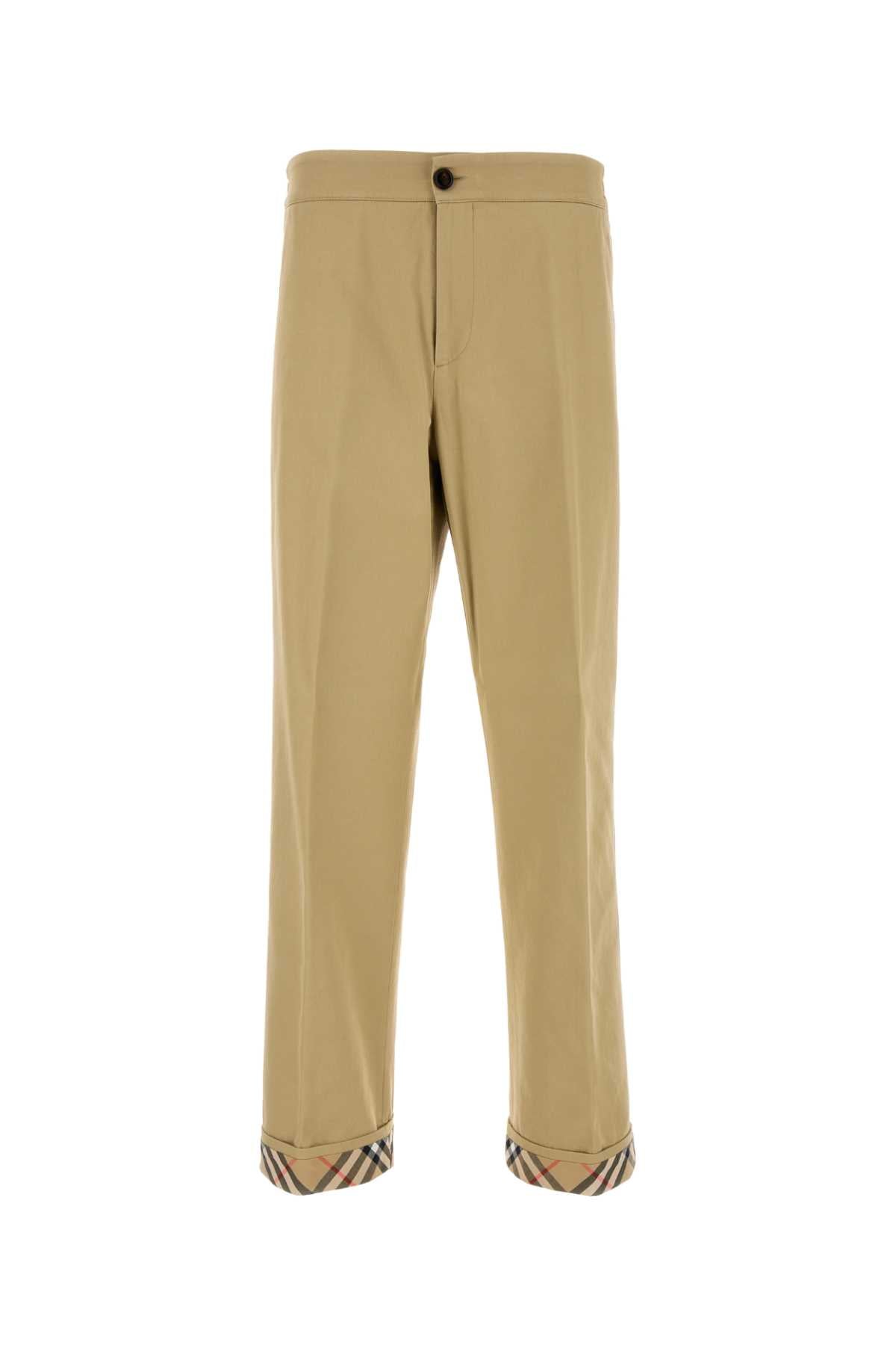 Burberry Men Biege Twill Pant BURBERRY