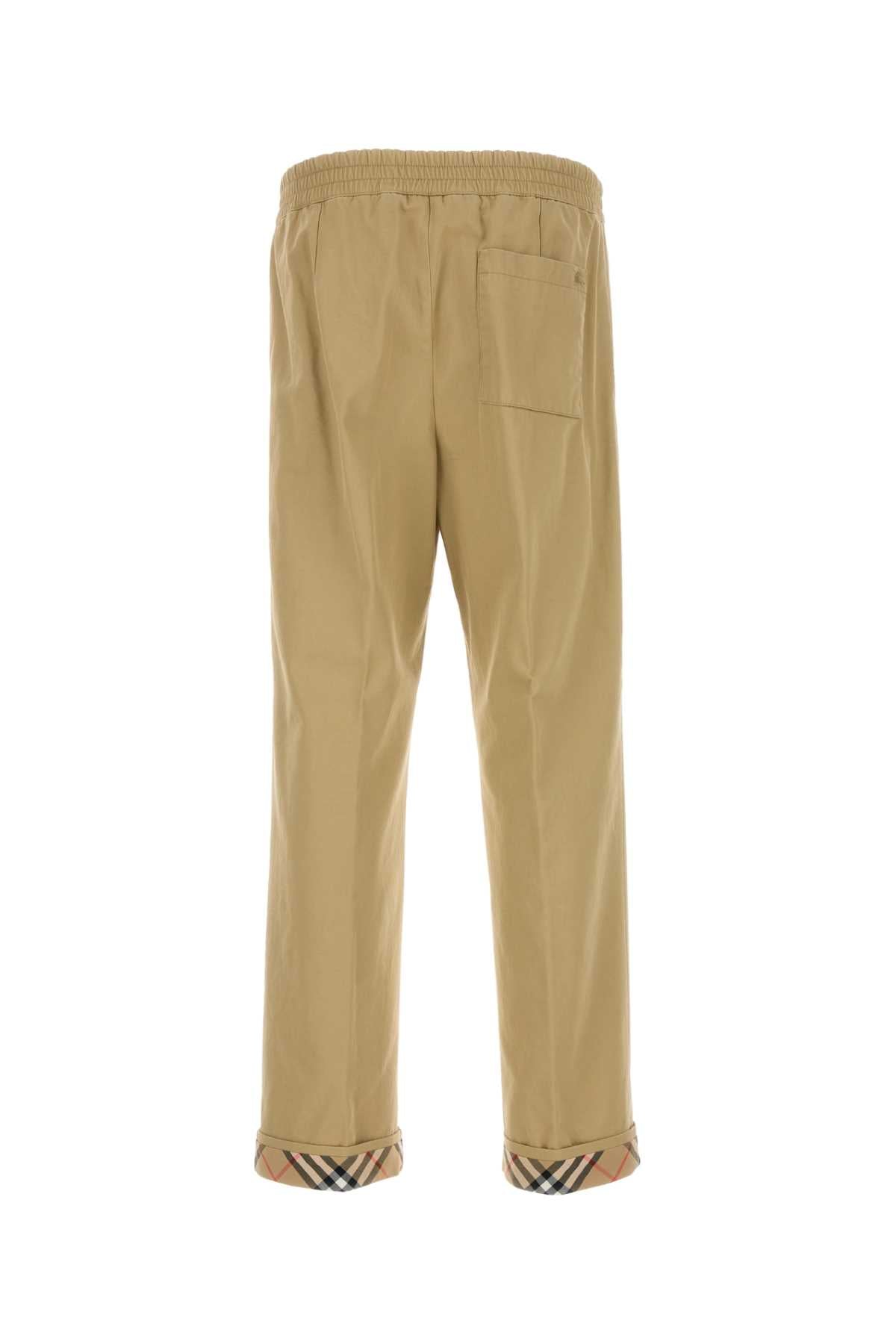 Burberry Men Biege Twill Pant BURBERRY