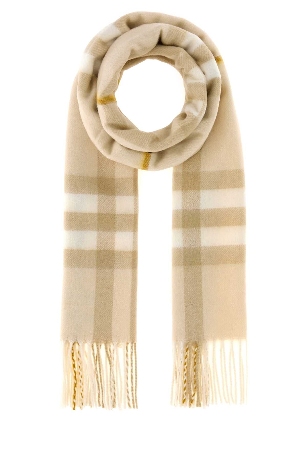 Burberry Unisex Embroidered Cashmere Scarf BURBERRY