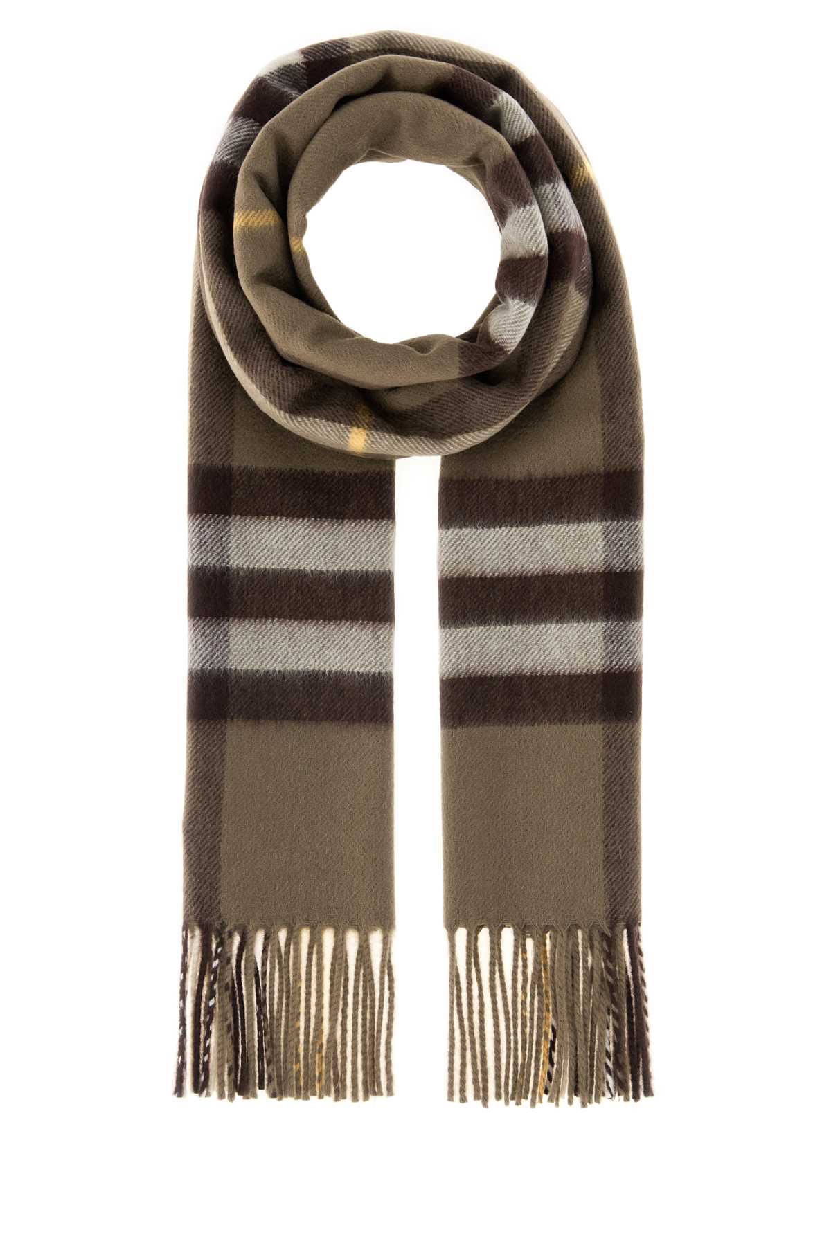 Burberry Unisex Embroidered Cashmere Scarf BURBERRY