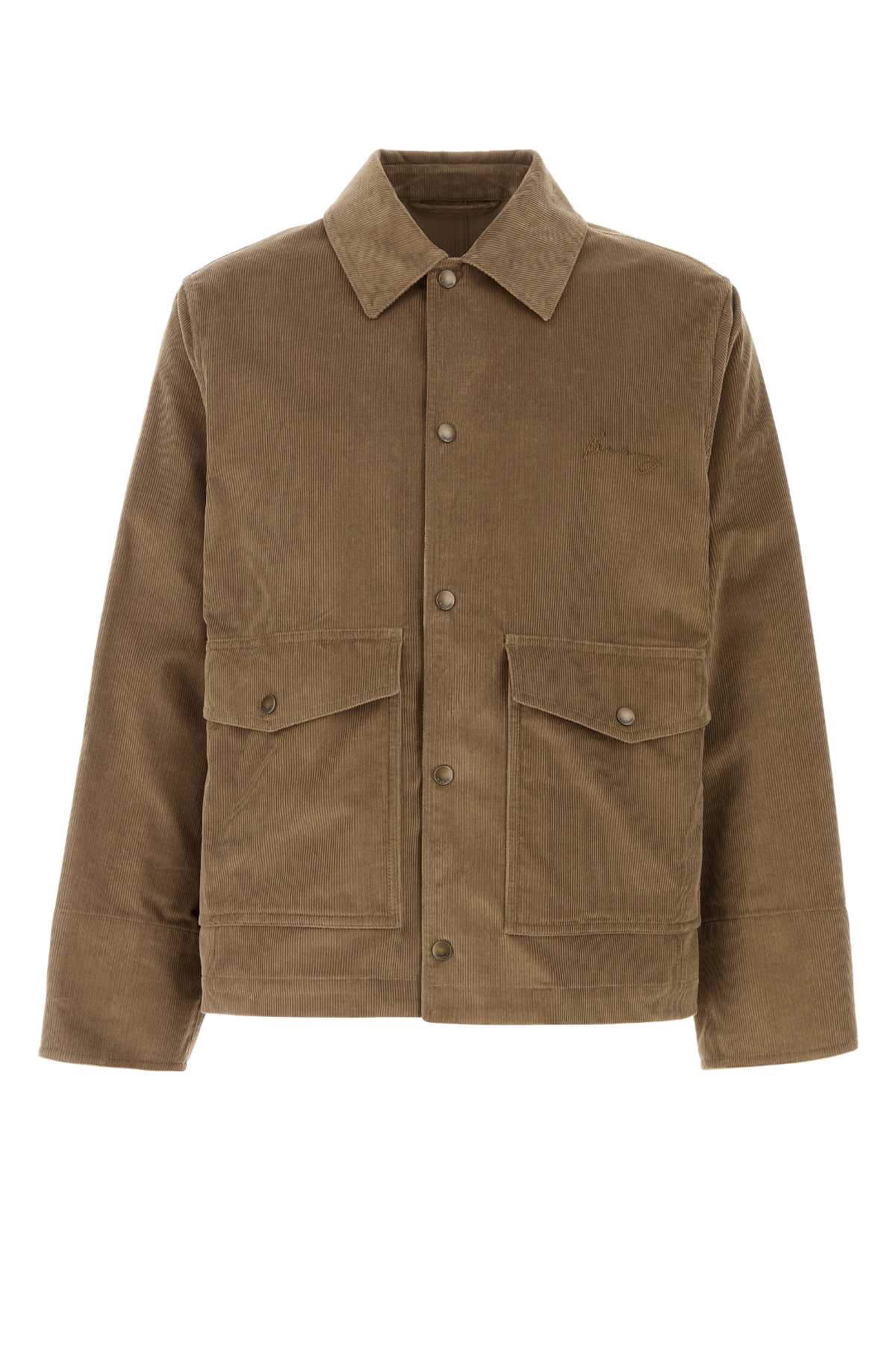 Burberry Men Khaki Corduroy Jacket BURBERRY