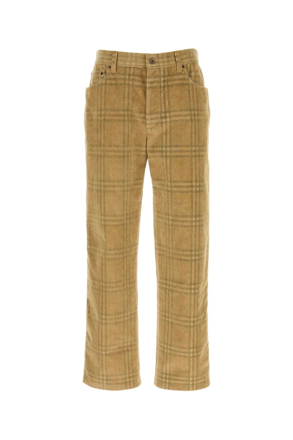 Burberry Men Embroidered Corduroy Pant BURBERRY