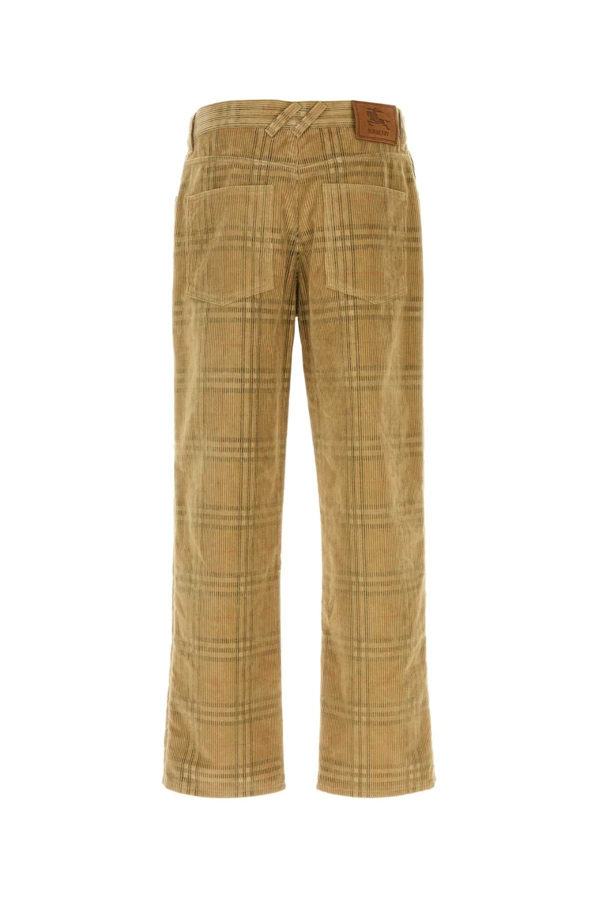 Burberry Men Embroidered Corduroy Pant BURBERRY