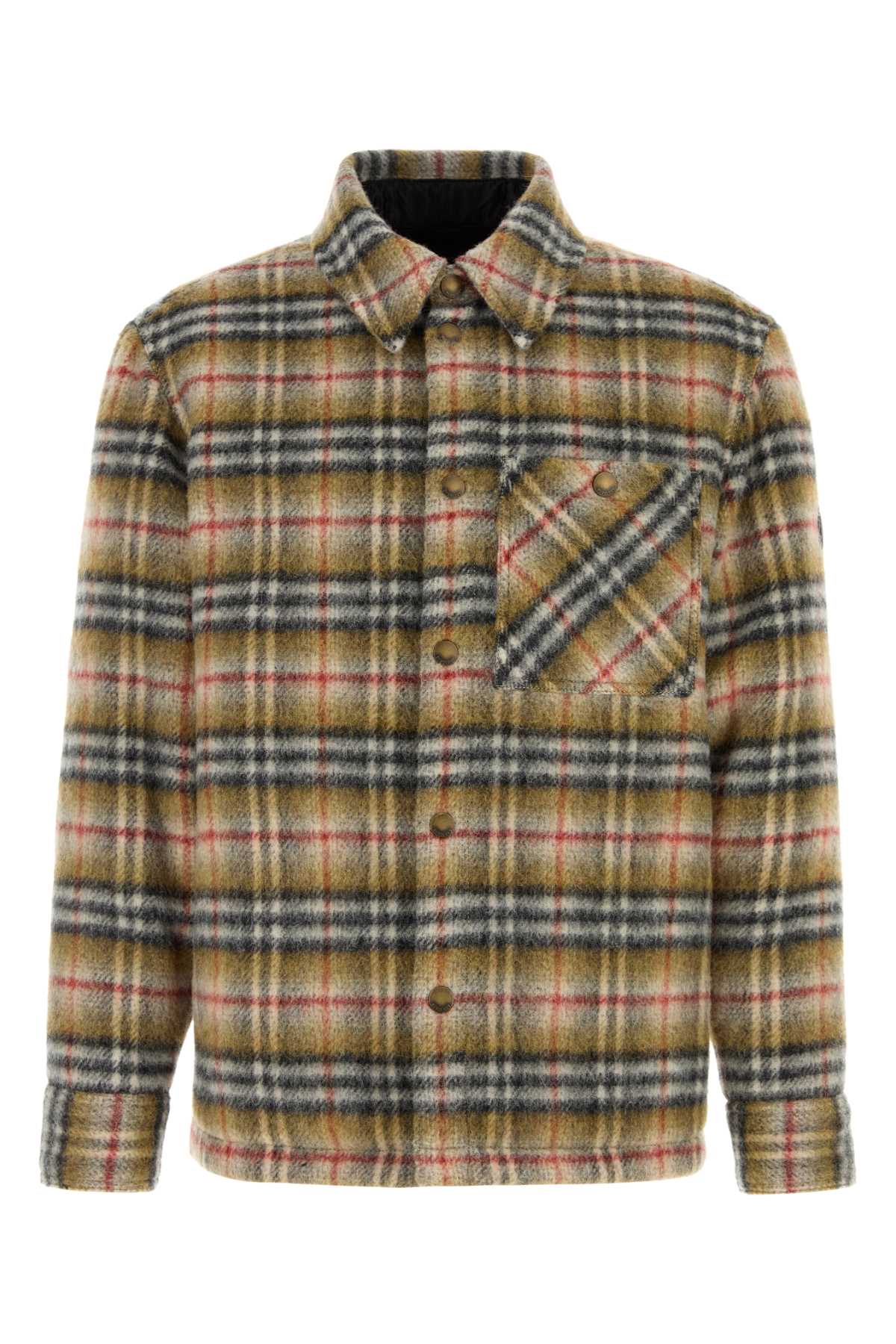 Burberry Men Embroidered Wool Jacket BURBERRY