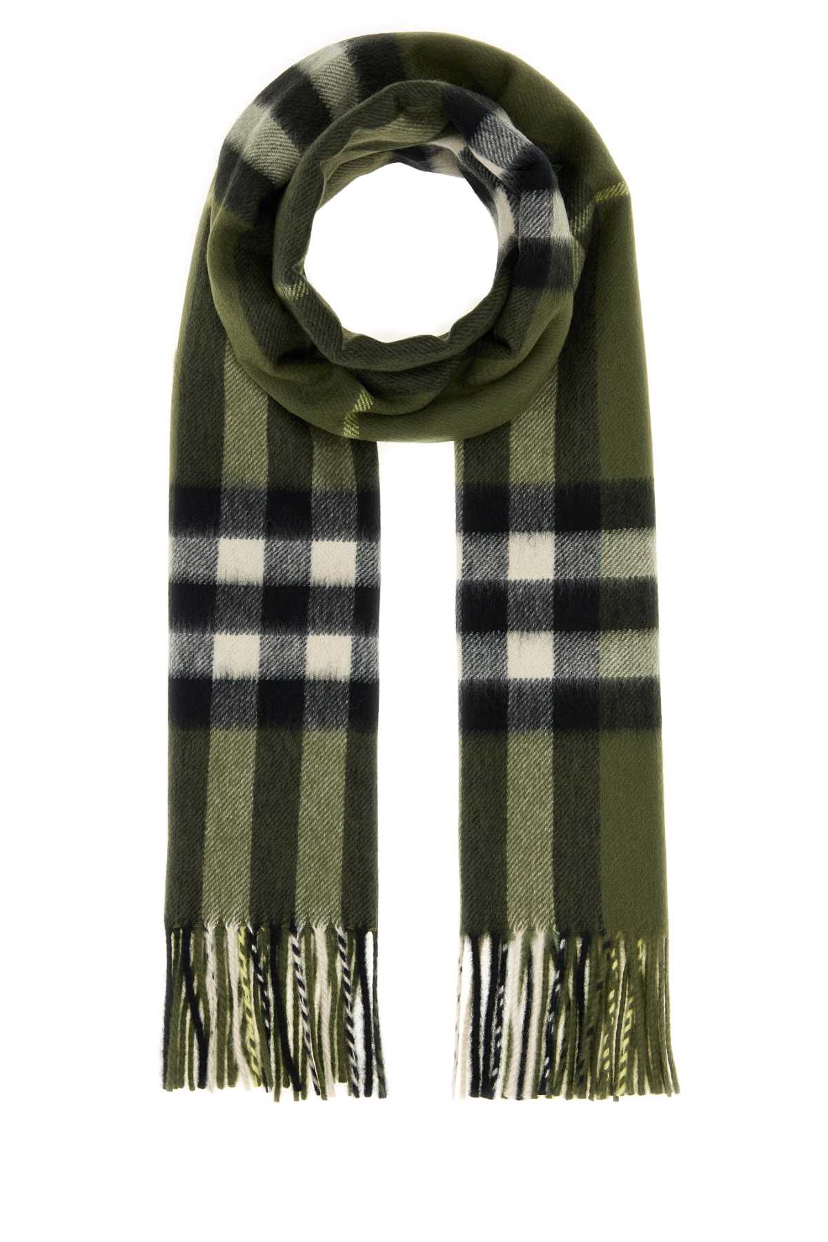 Burberry Unisex Embroidered Cashmere Scarf BURBERRY