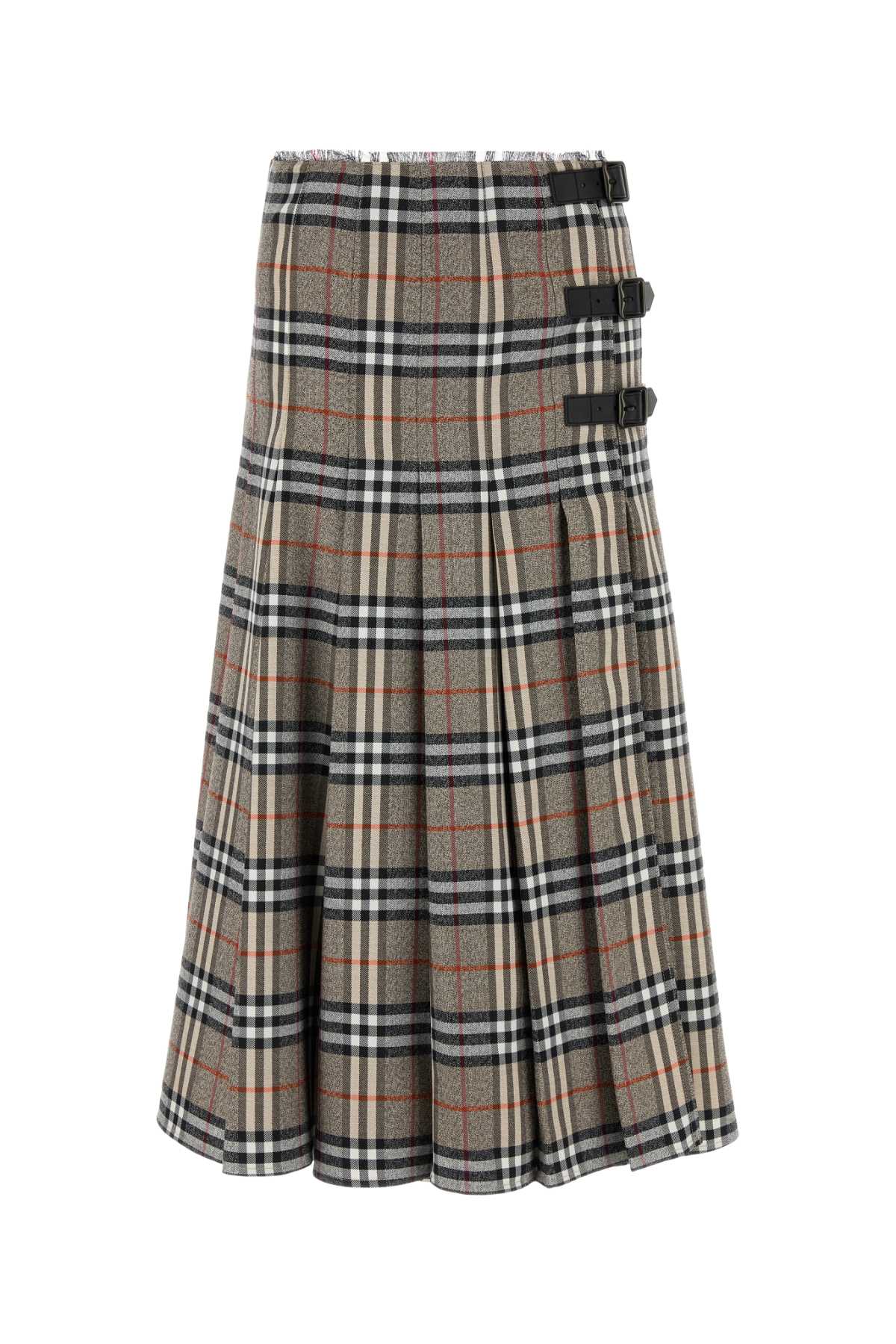 Burberry Women Embroidered Wool Skirt BURBERRY