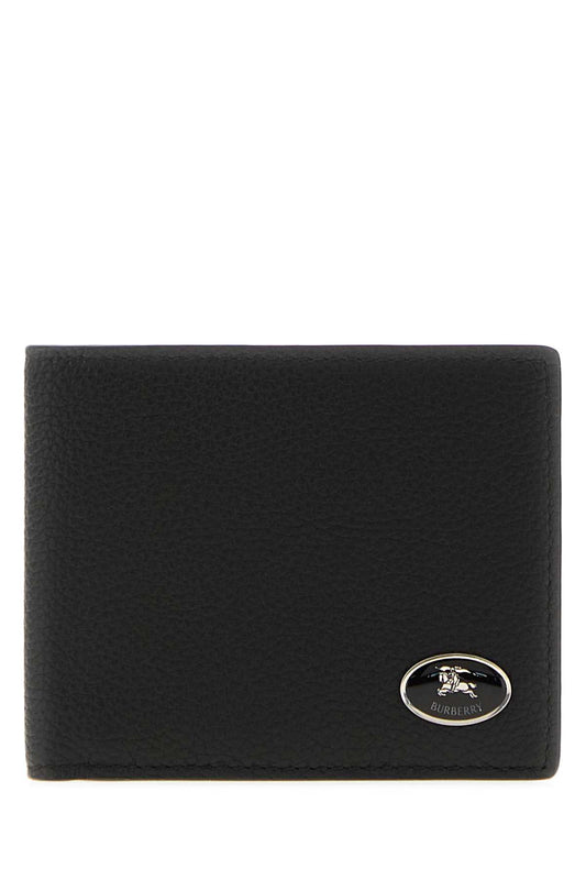 Burberry Men Black Leather Wallet