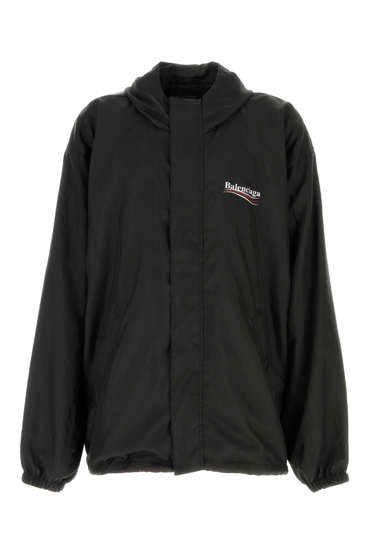 Balenciaga Men Black Polyester Jacket BALENCIAGA