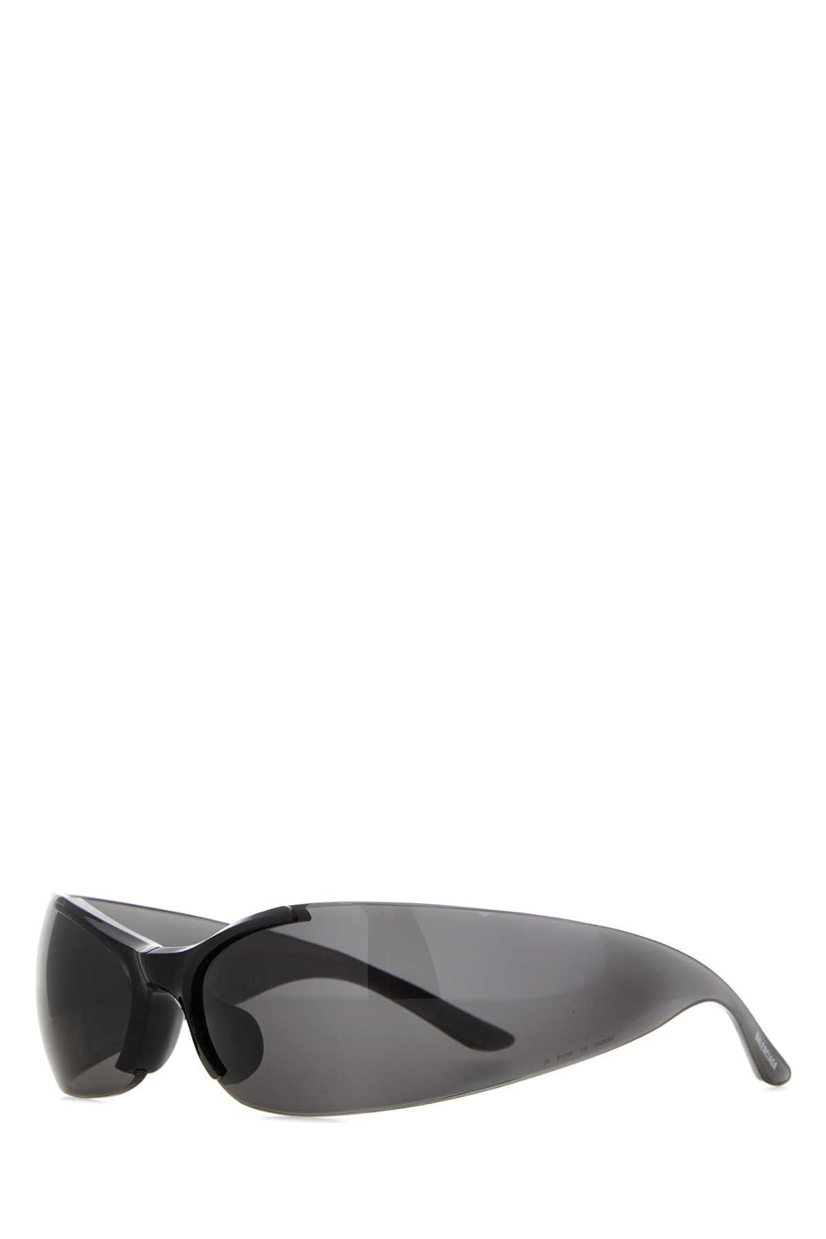Balenciaga Unisex Black Nylon Afterhour Oval Sunglasses BALENCIAGA