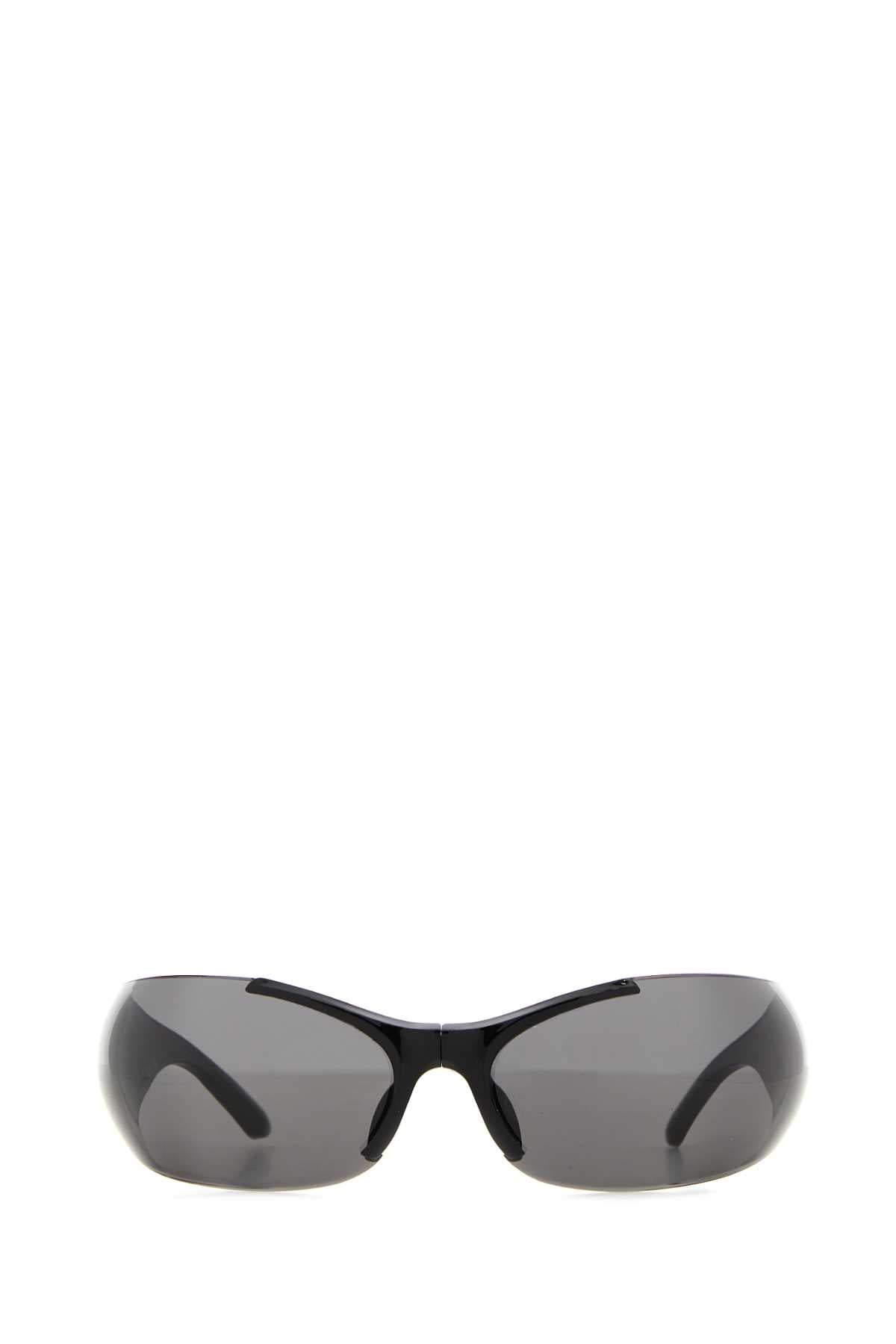 Balenciaga Unisex Black Nylon Afterhour Oval Sunglasses BALENCIAGA