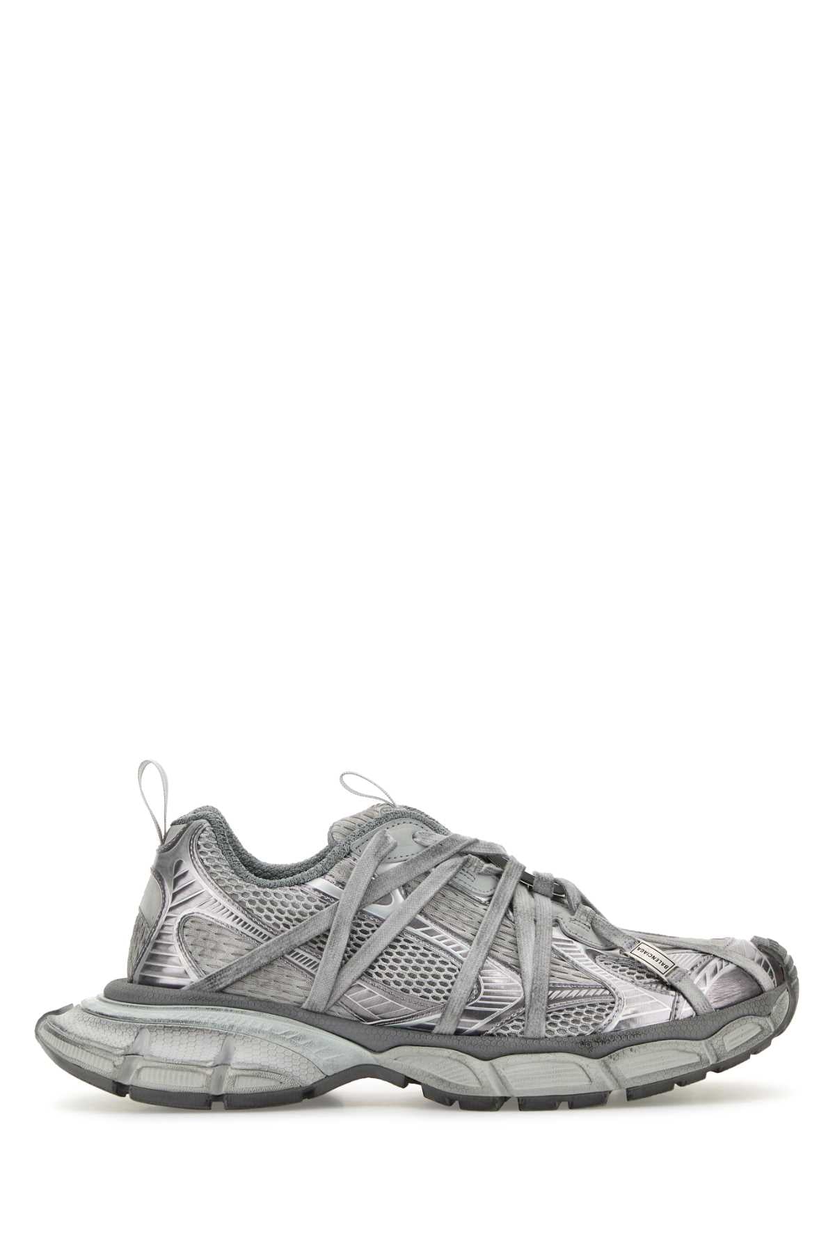 Balenciaga Men Grey Mesh And Rubber 3Xl Extreme Sneakers BALENCIAGA