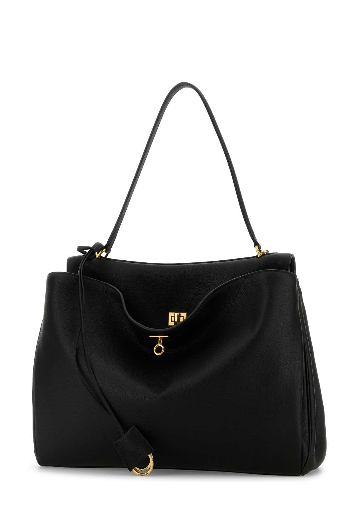 Balenciaga Women Black Leather Large Rodeo Handbag BALENCIAGA