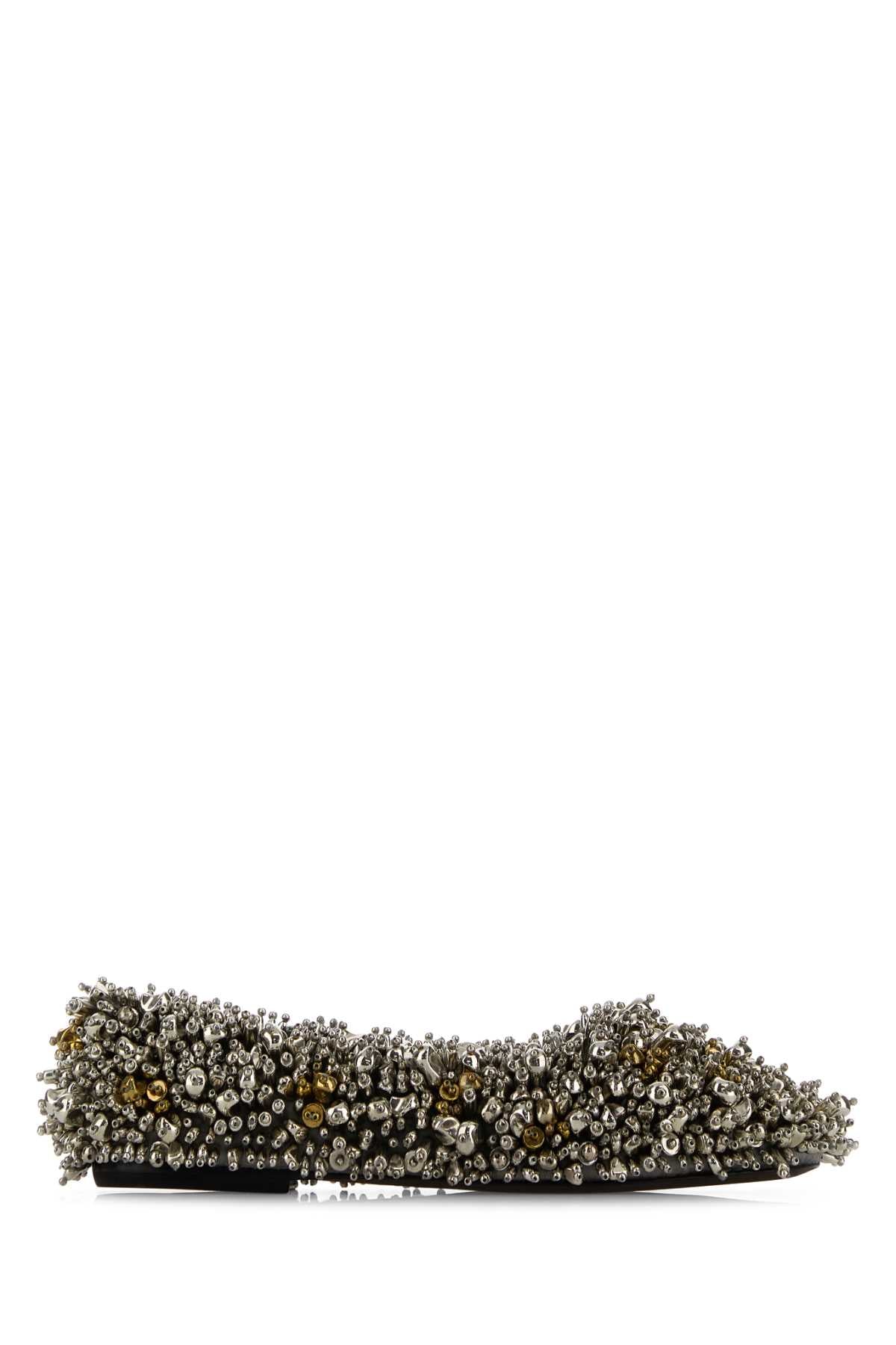 Dries Van Noten Women Embellished Fabric Ballerinas DRIES VAN NOTEN