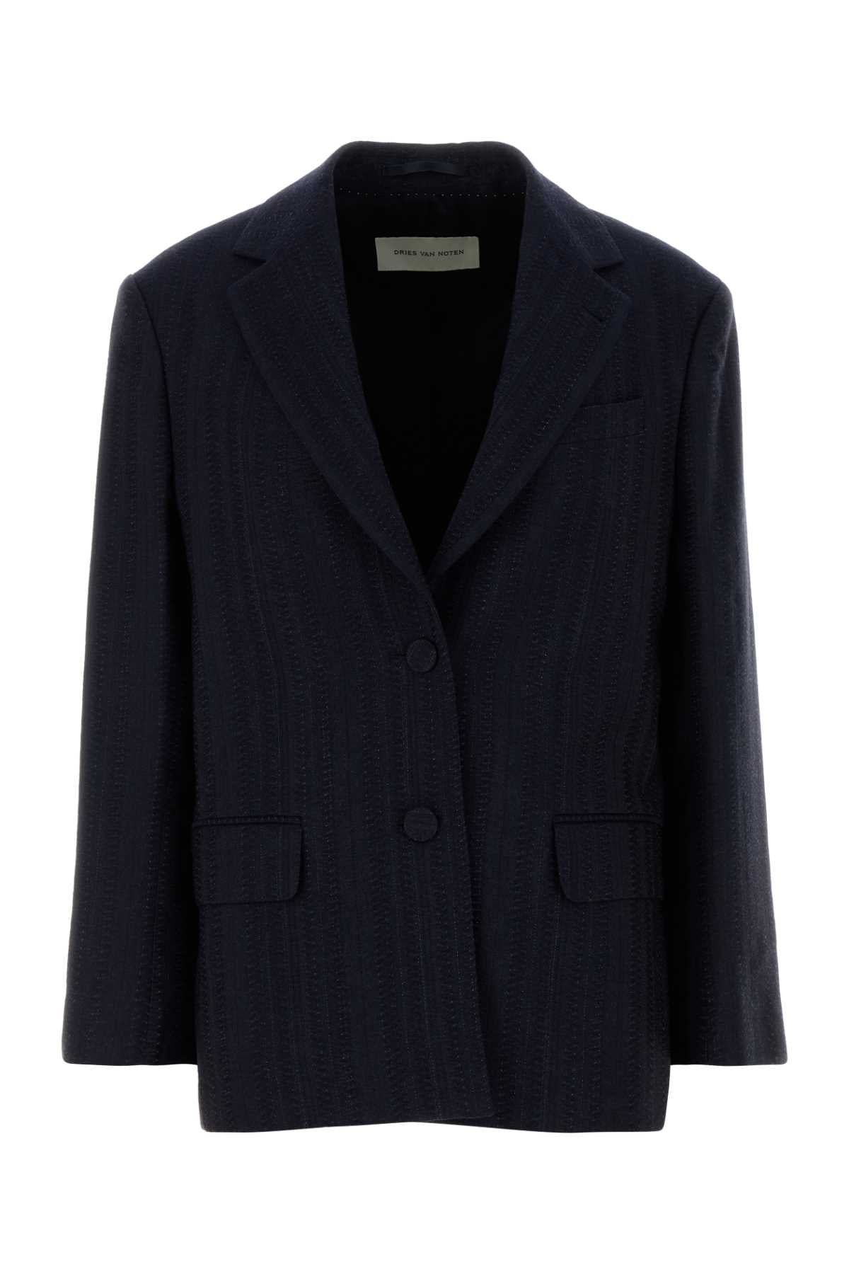 Dries Van Noten Women Embroidered Wool Blend Birdys Blazer DRIES VAN NOTEN