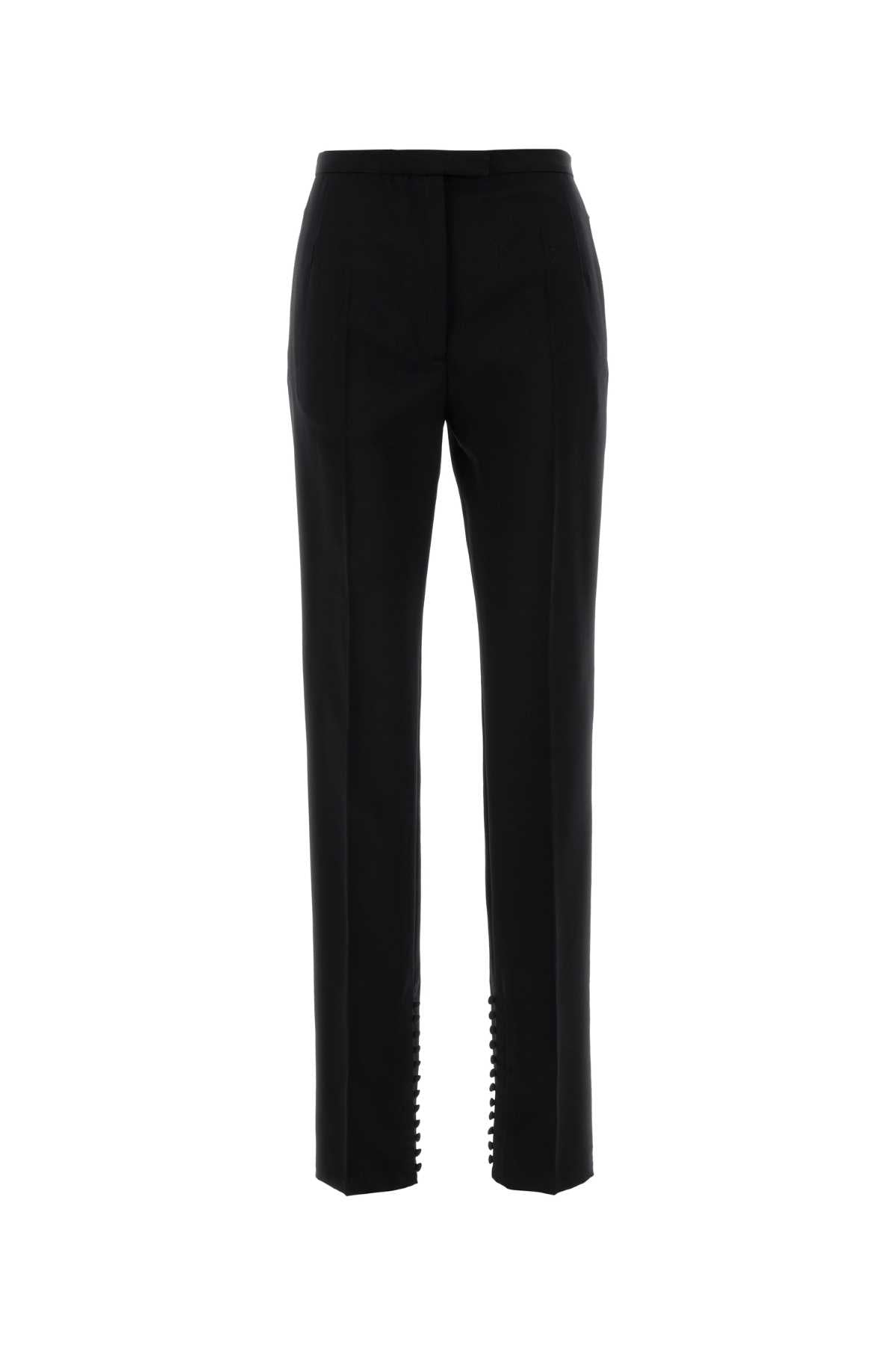 Dries Van Noten Women Black Wool Blend Pandoris Pant DRIES VAN NOTEN