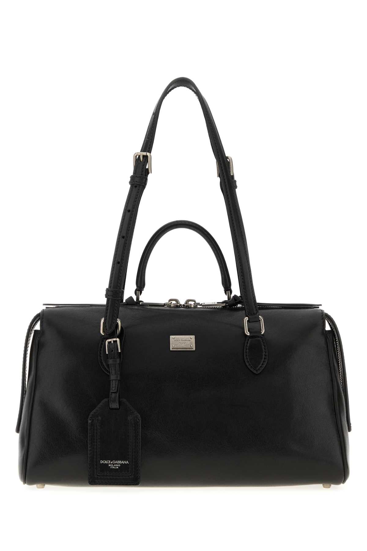 Dolce & Gabbana Women Black Leather Vittoria Handbag DOLCE & GABBANA