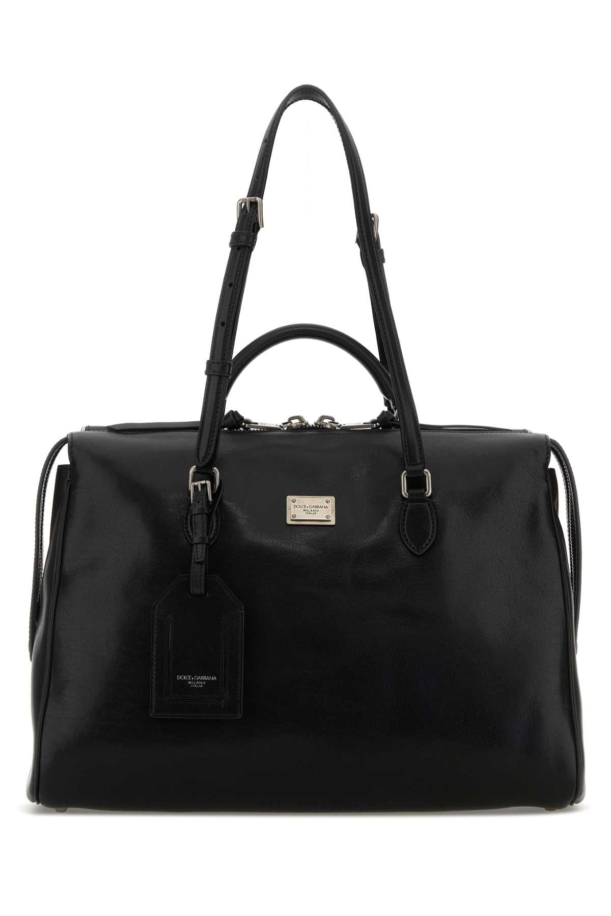 Dolce & Gabbana Women Black Leather Vittoria Handbag DOLCE & GABBANA