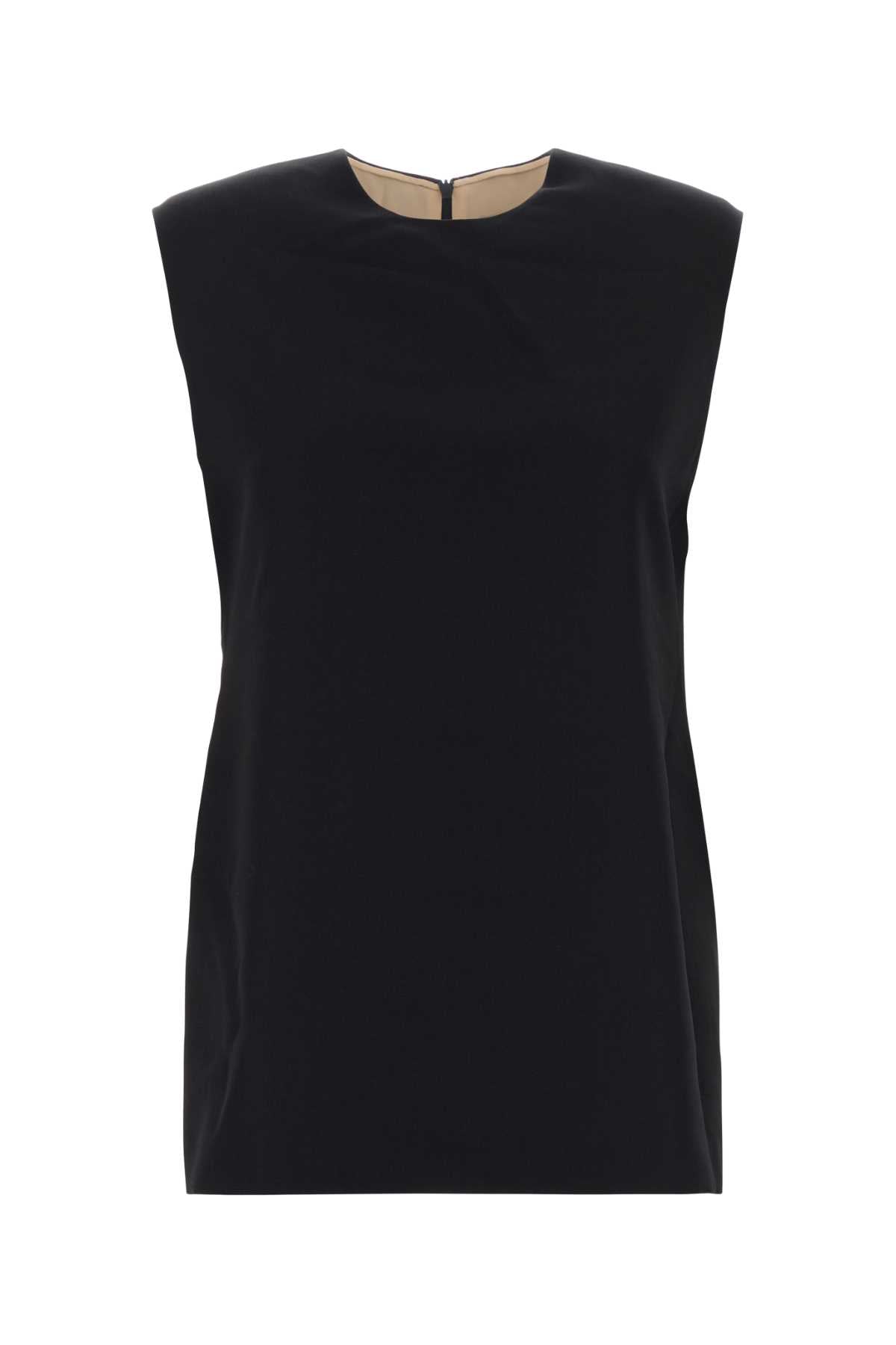 Carven Women Black Wool Tank Top CARVEN