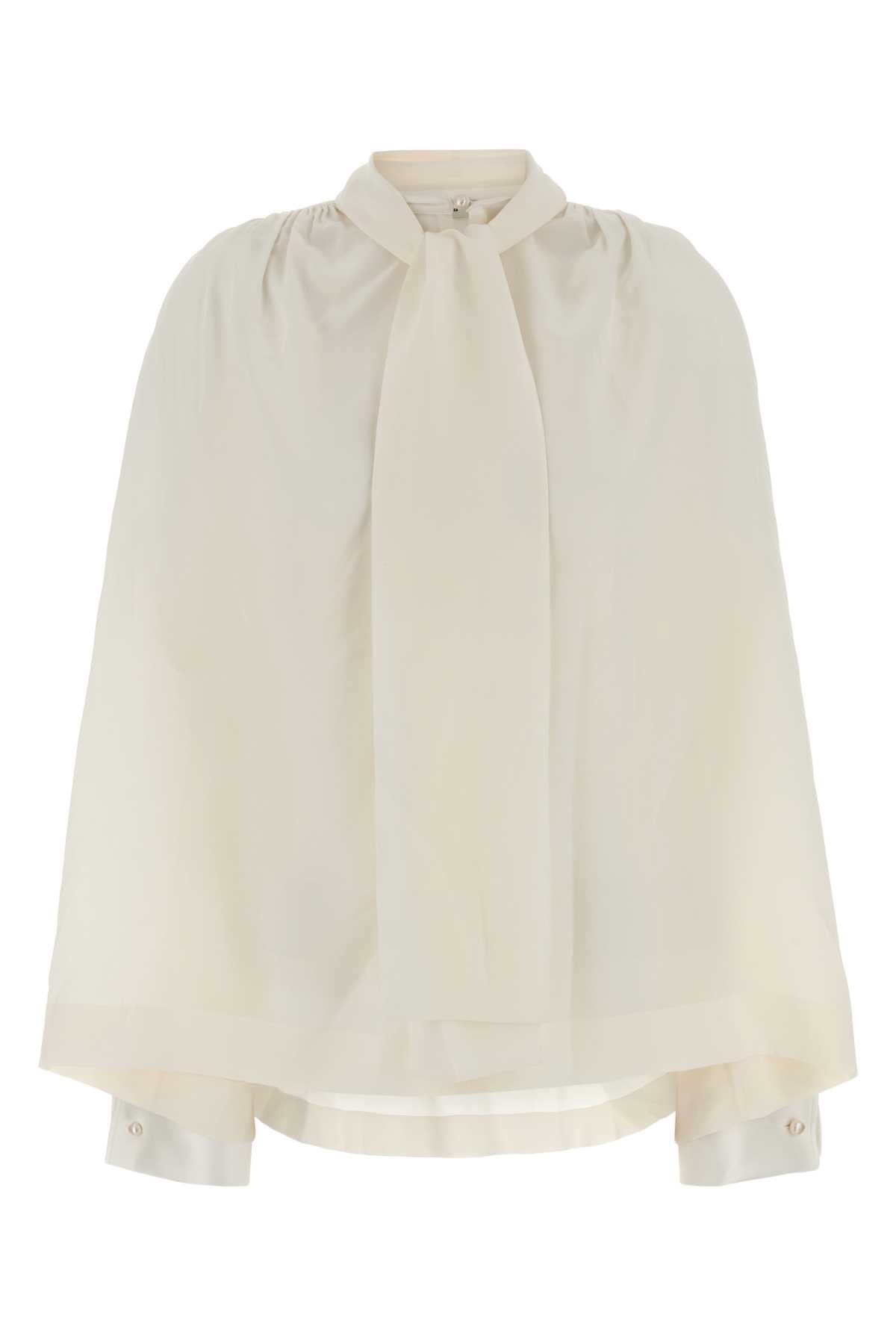 Carven Women White Silk Blouse CARVEN