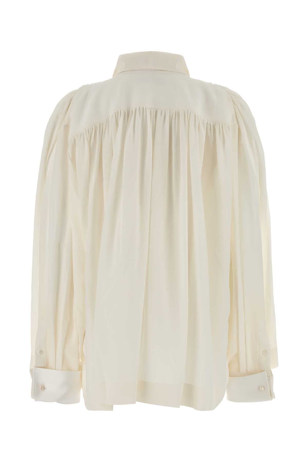 Carven Women White Silk Blouse CARVEN