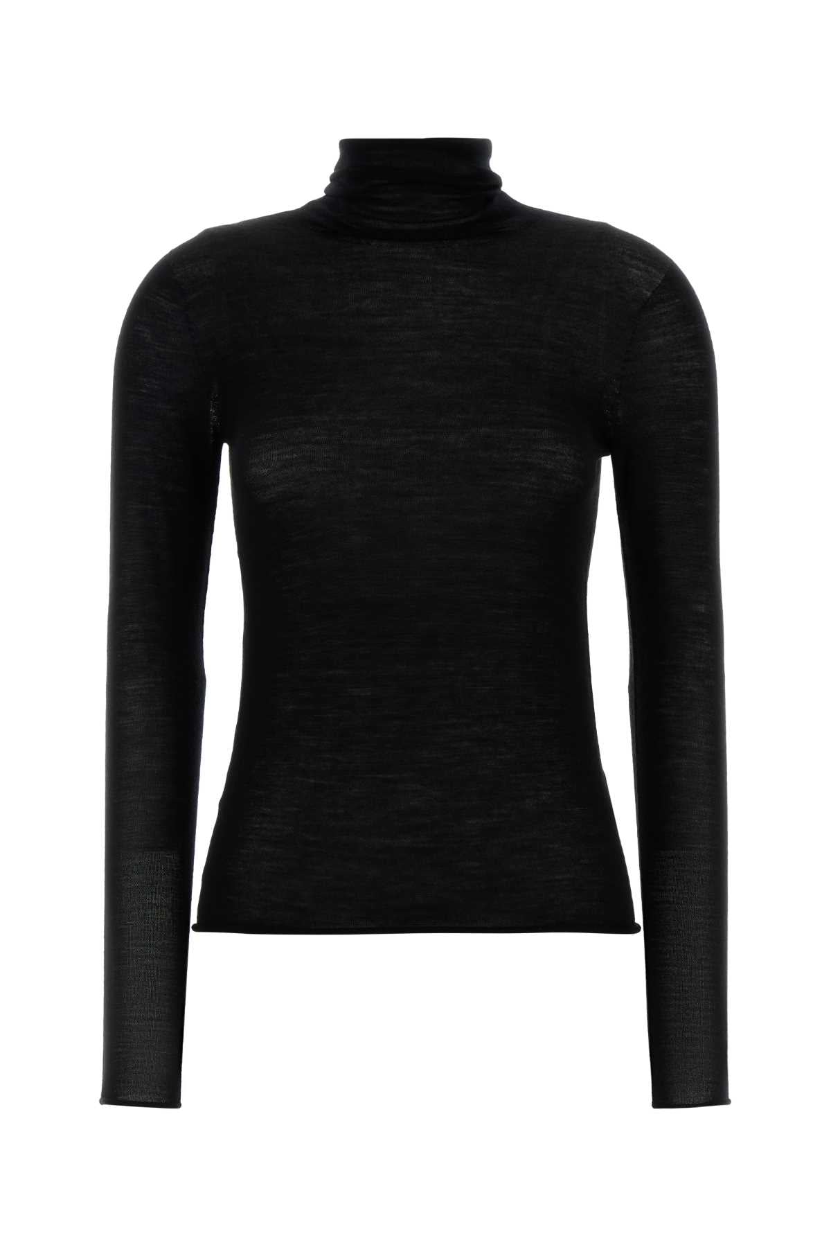 Carven Women Black Wool Sweater CARVEN