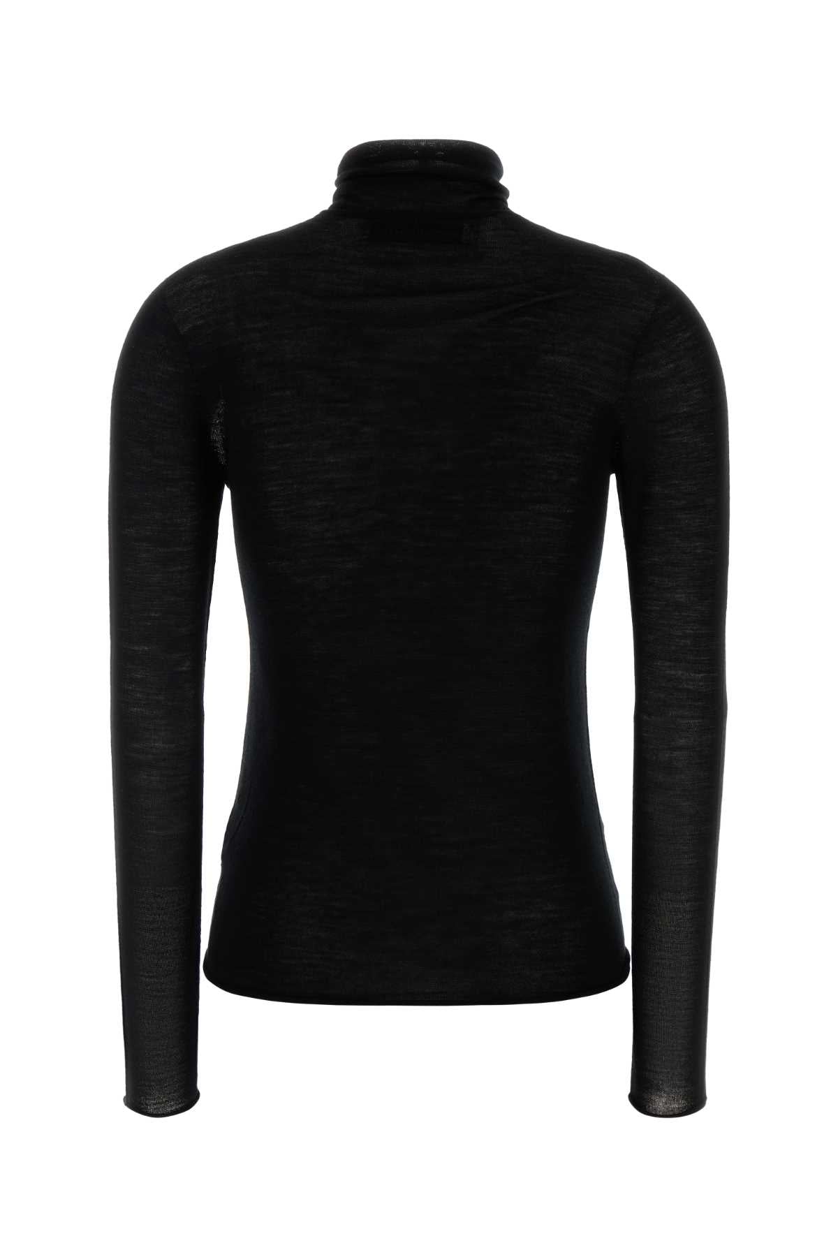 Carven Women Black Wool Sweater CARVEN