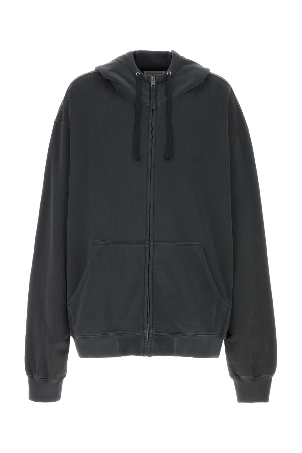 Maison Margiela Men Graphite Cotton Oversize Sweatshirt MAISON MARGIELA