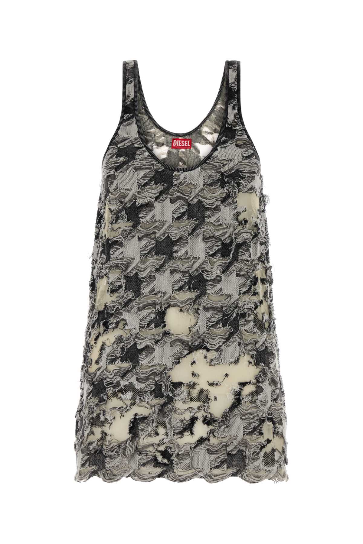 Diesel Women Multicolor Cotton Blend Mini Dress DIESEL