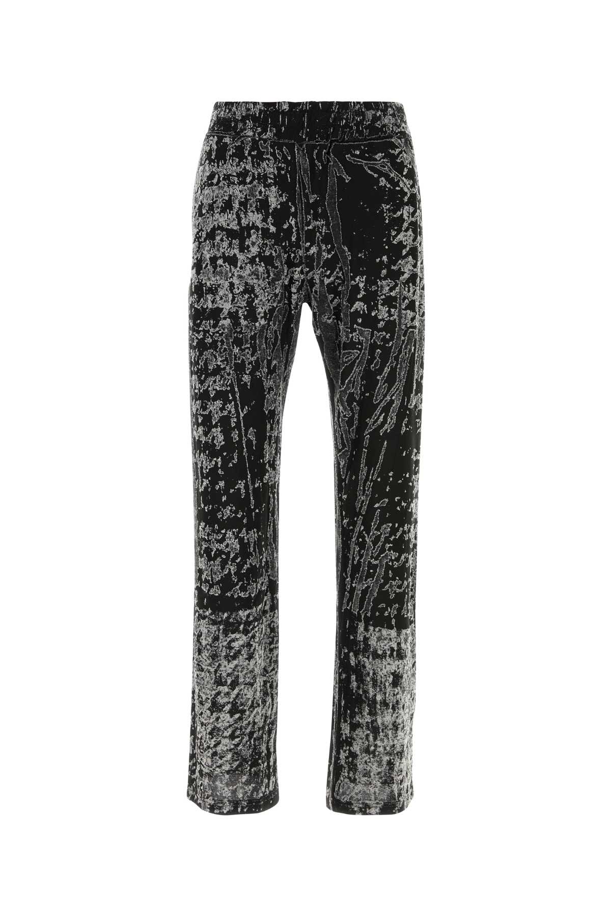 Diesel Men Embroidered Polyester Joggers DIESEL