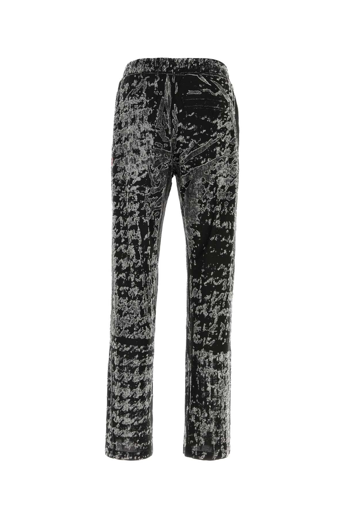 Diesel Men Embroidered Polyester Joggers DIESEL