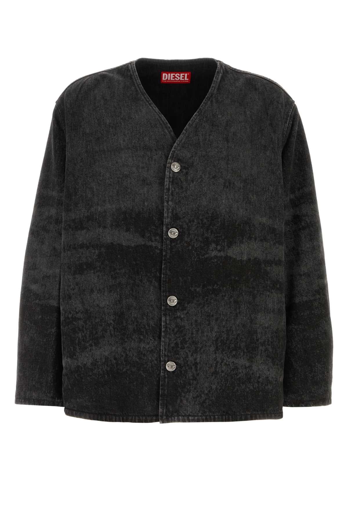 Diesel Men Back Denim Jacket DIESEL
